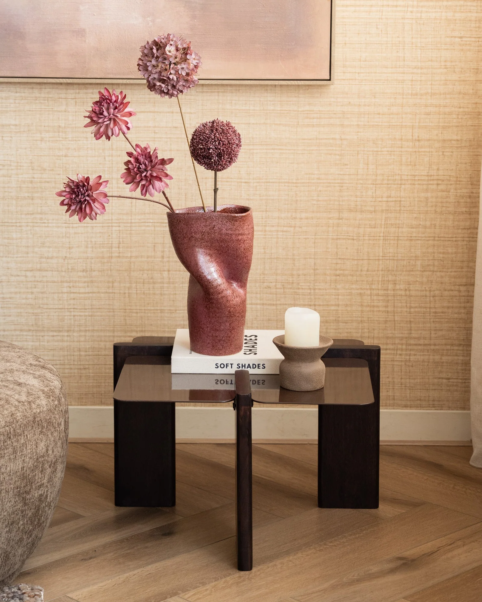 Deco Vaas Songa Burgundy - Image 3