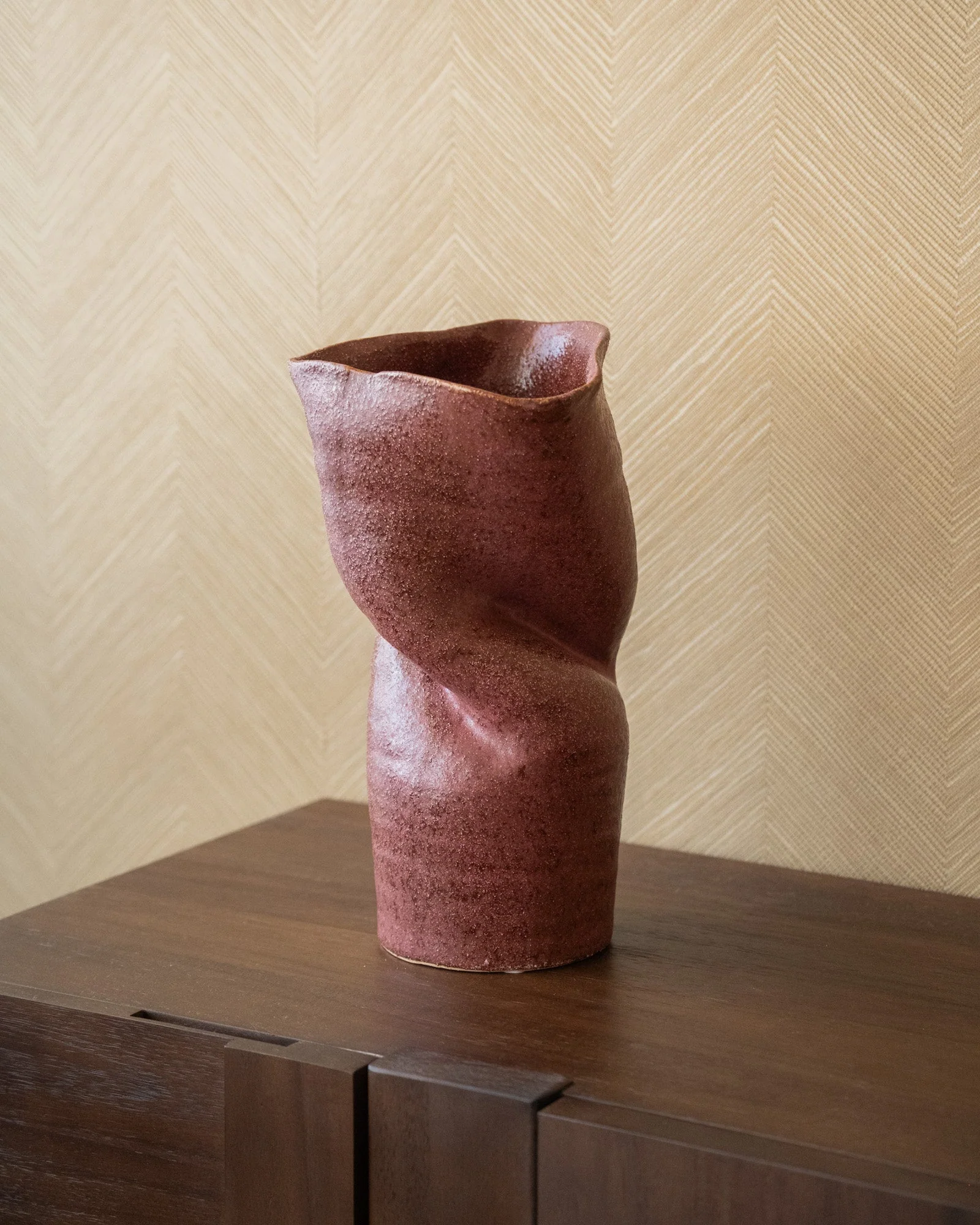 Deco Vaas Songa Burgundy - Image 4