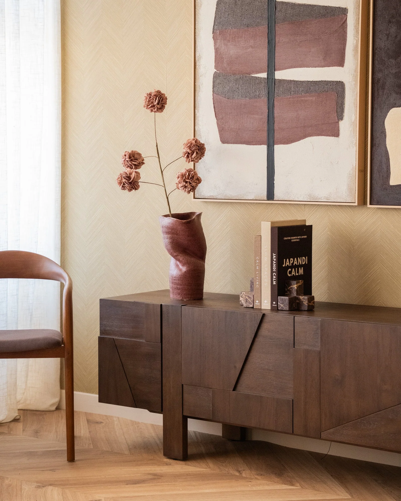 Deco Vaas Songa Burgundy - Image 9