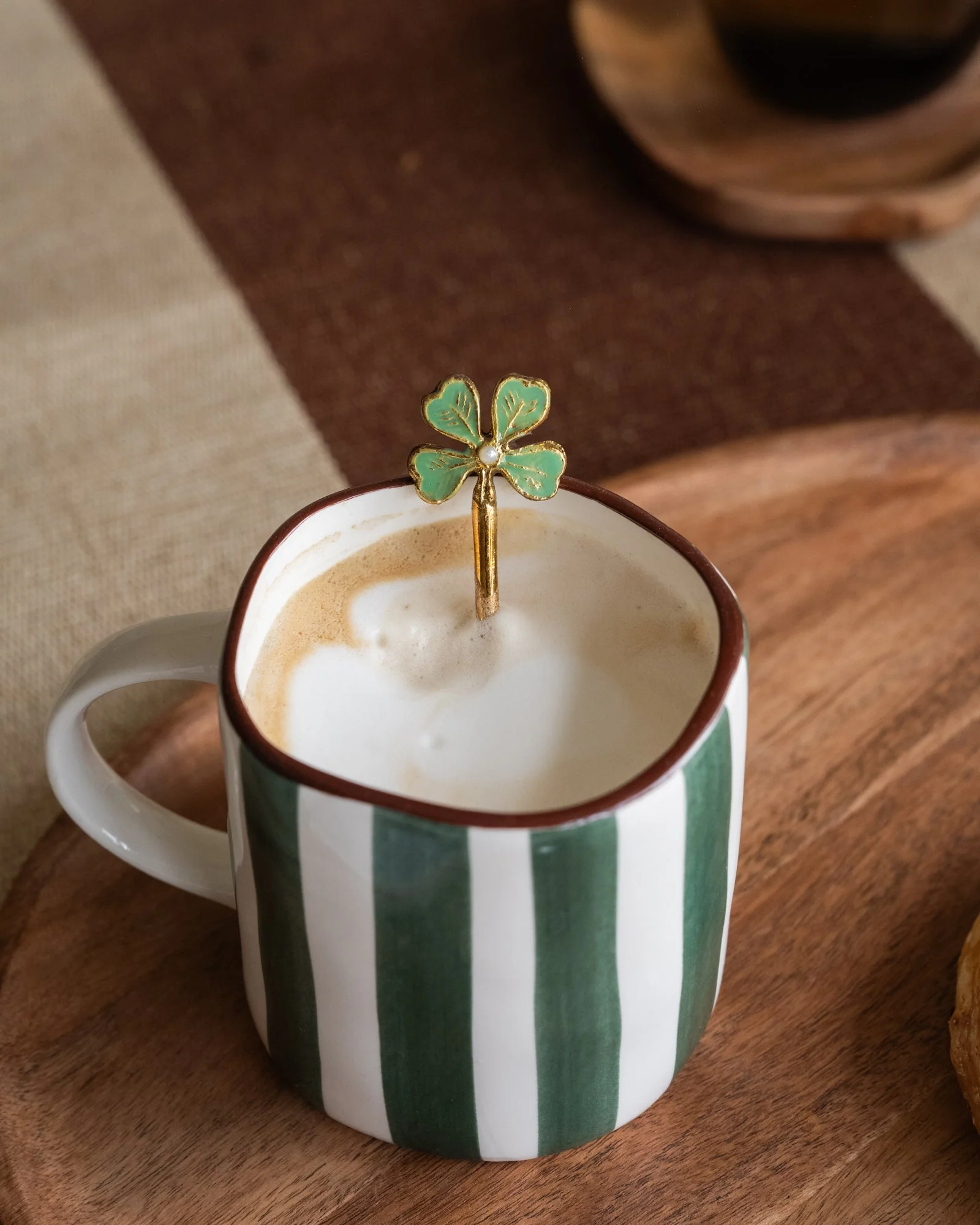 Set van 2 - Handmade Lucky Clover Spoon - Image 2