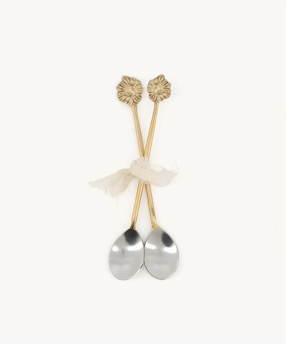 Set van 2 - Handmade Sunflower Spoons - Image 6
