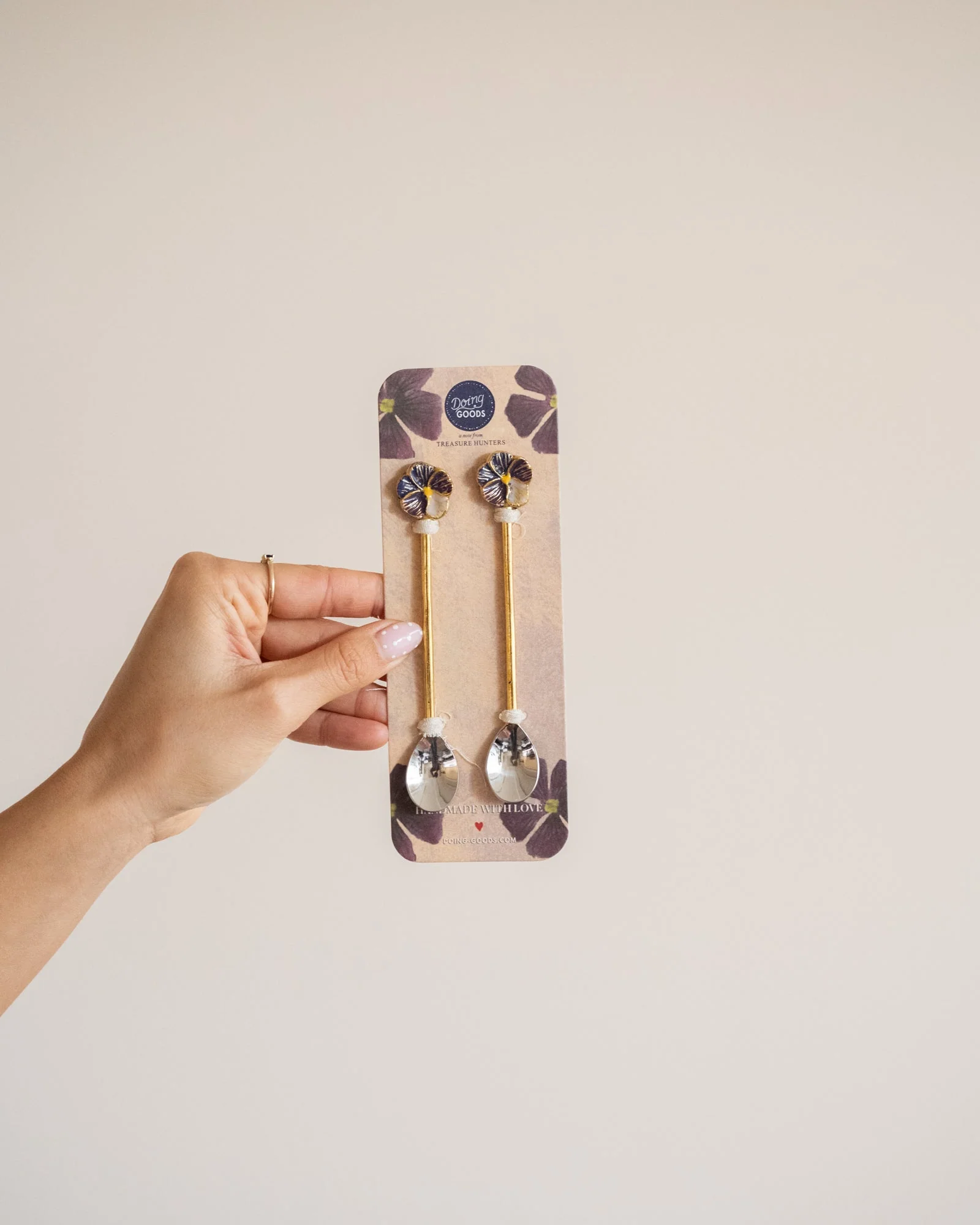 Set van 2 - Handmade Spoon Valery Violet - Image 3