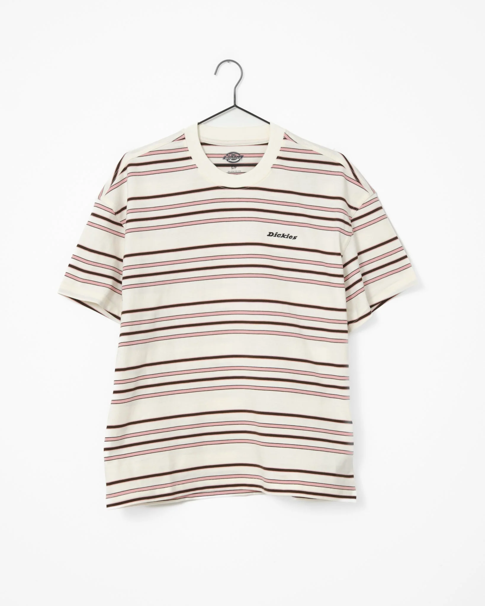 Dickies East Liberty Stripe Tee Ecru - Image 7