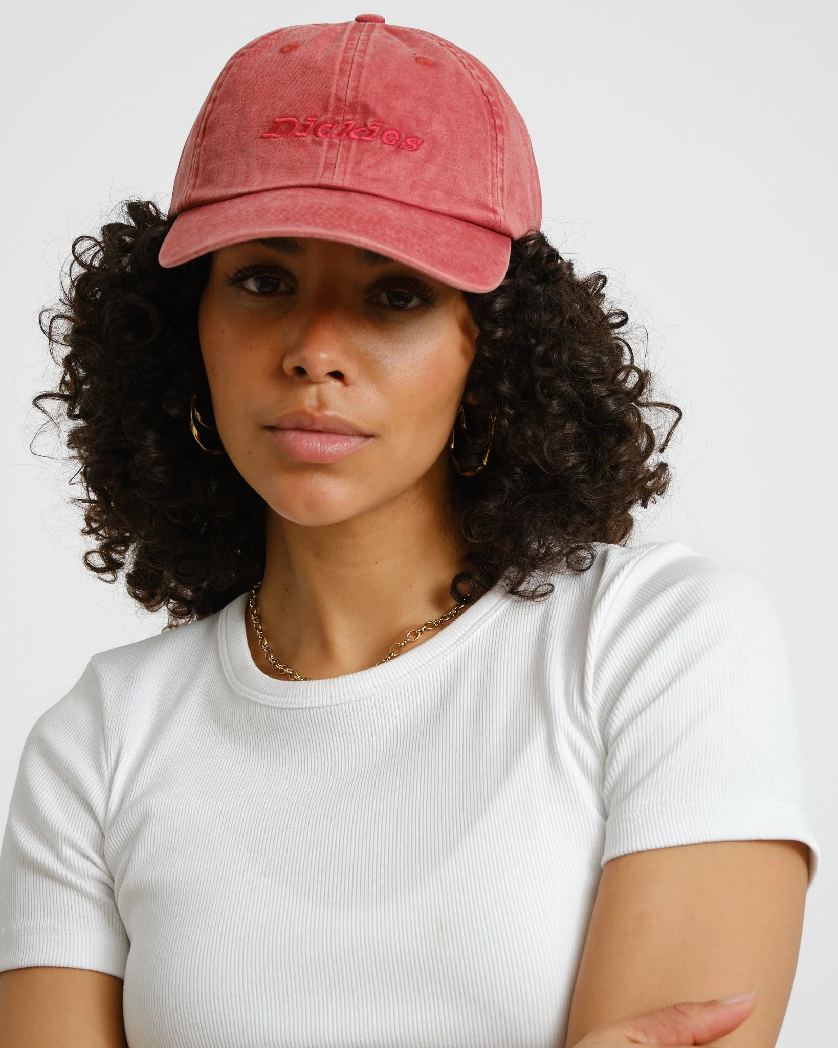 Dickies Middlefield Wash Dad Cap Red - Image 2