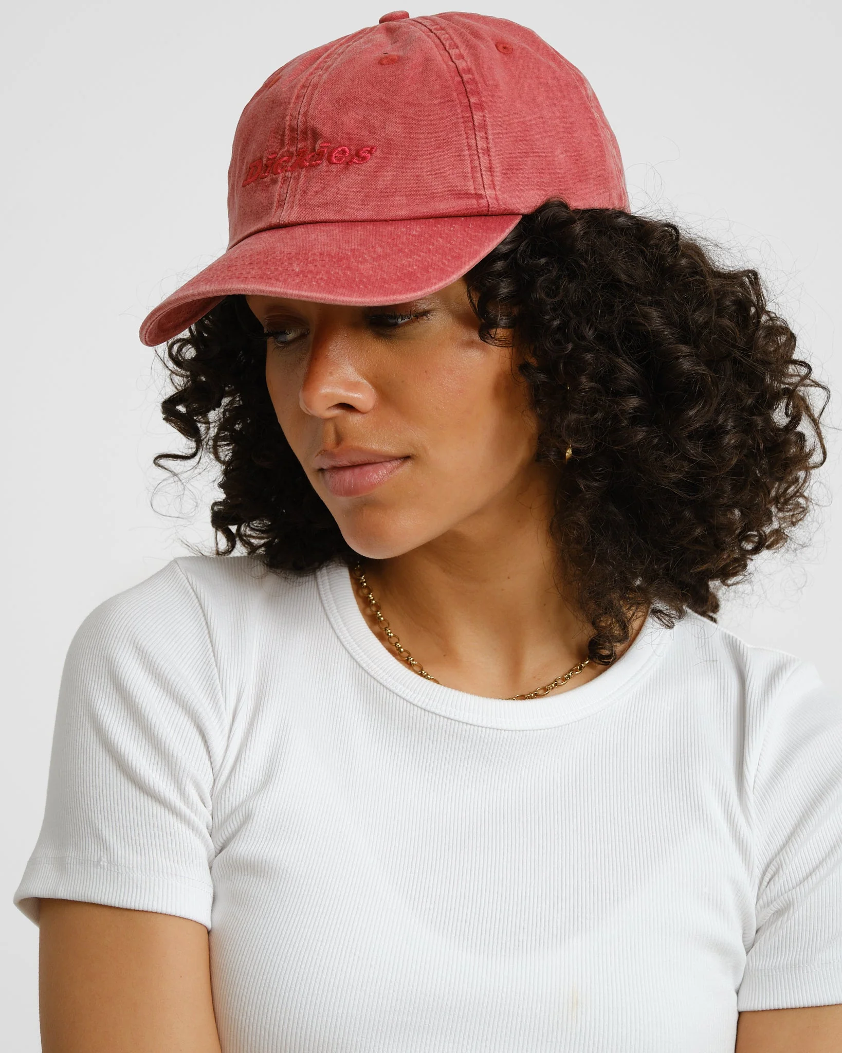 Dickies Middlefield Wash Dad Cap Red - Image 3