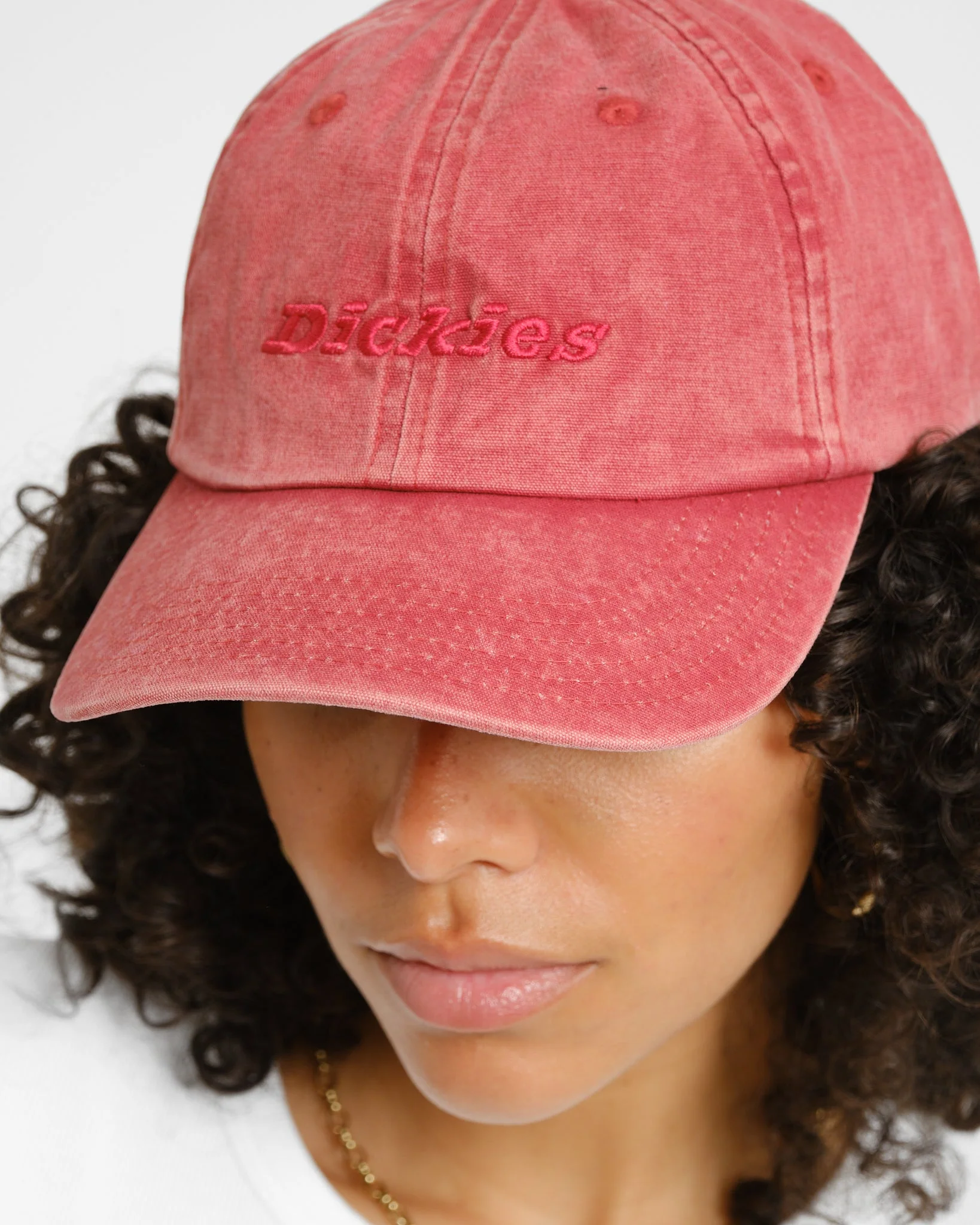 Dickies Middlefield Wash Dad Cap Red - Image 6