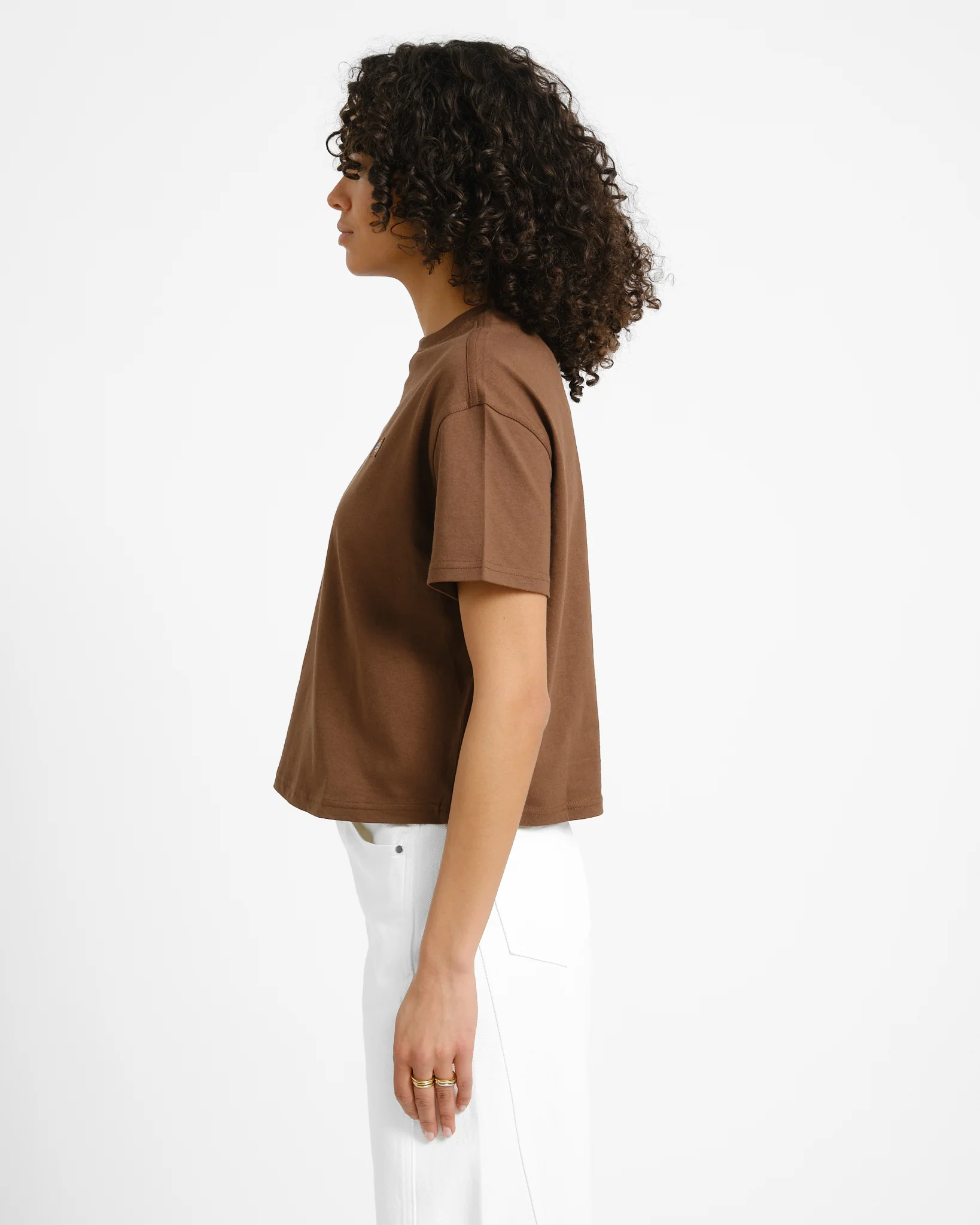 Dickies Oakport Boxy Tee Brown - Image 4