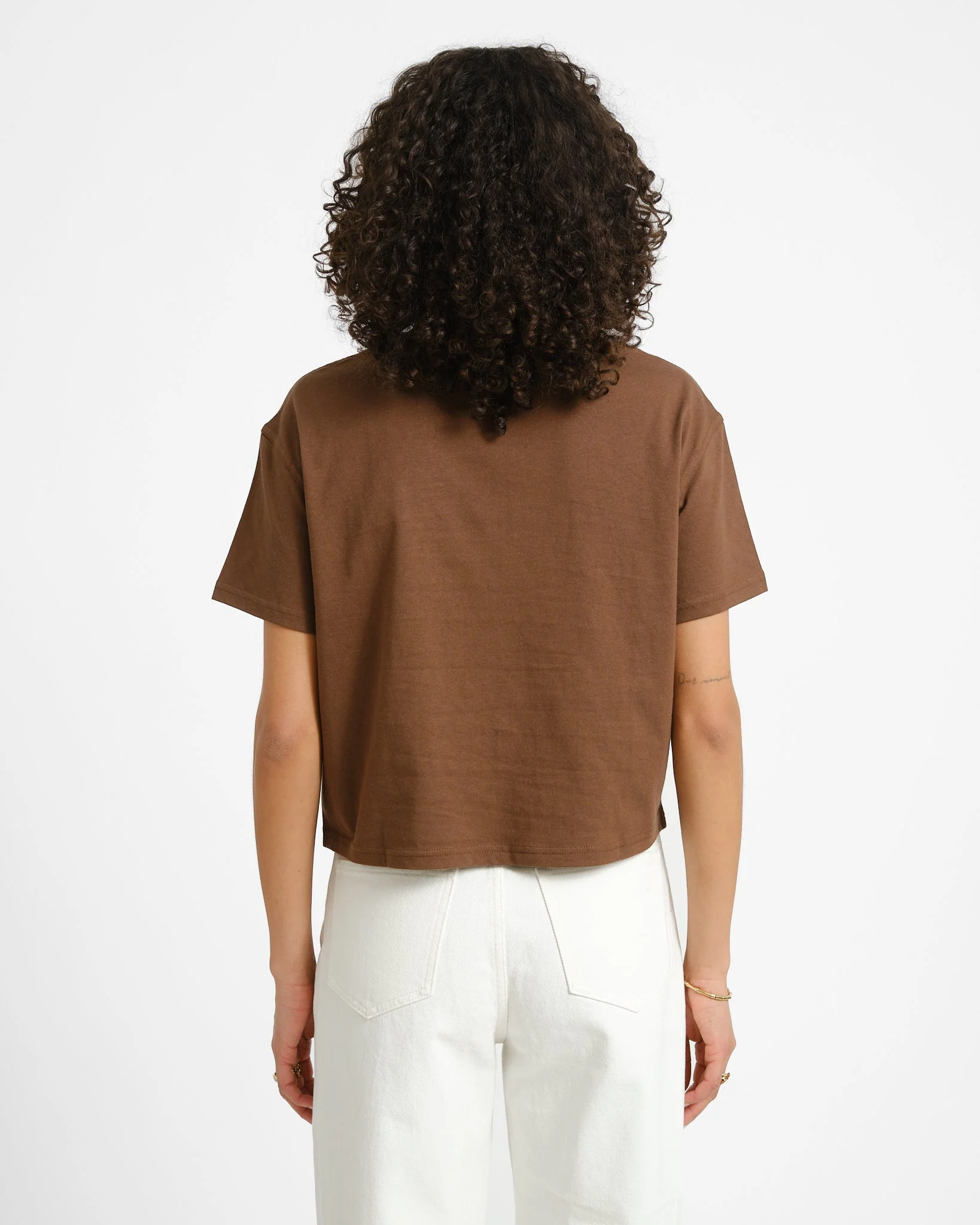 Dickies Oakport Boxy Tee Brown - Image 5