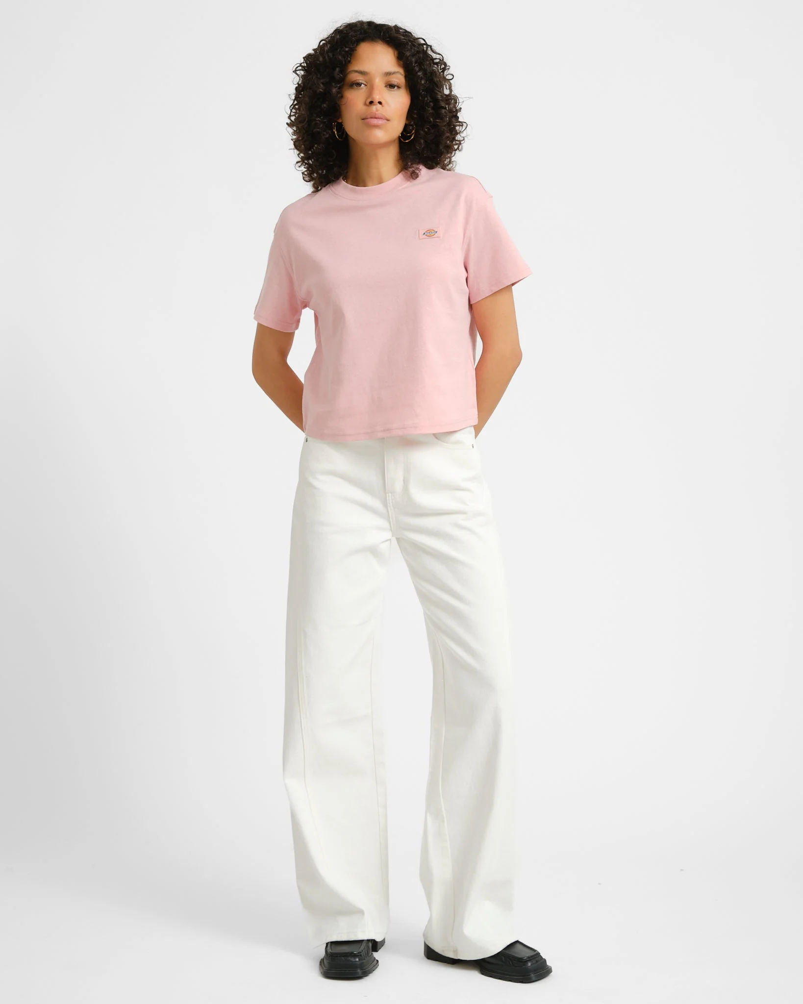 Dickies Oakport Boxy Tee Pink