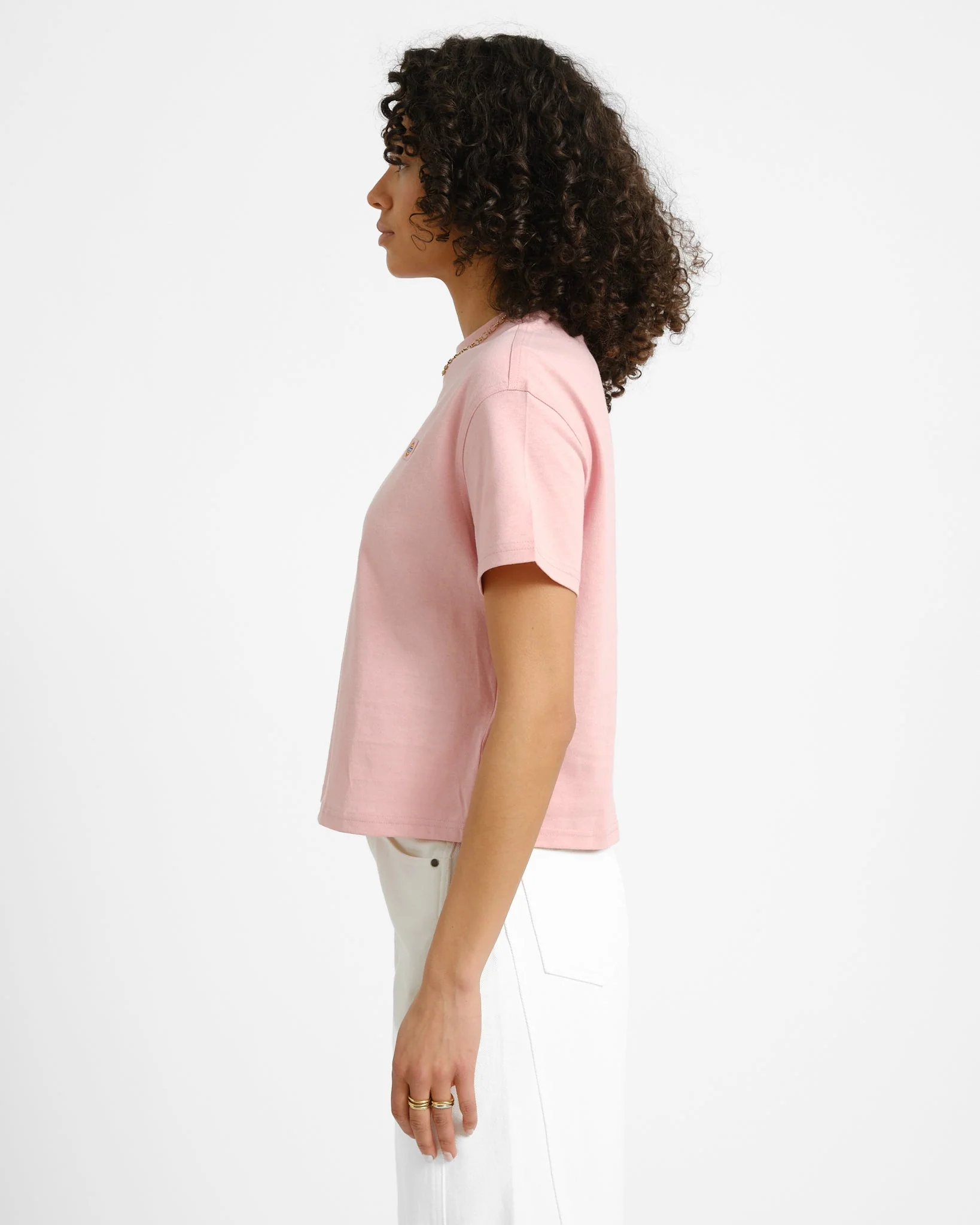 Dickies Oakport Boxy Tee Pink - Image 4