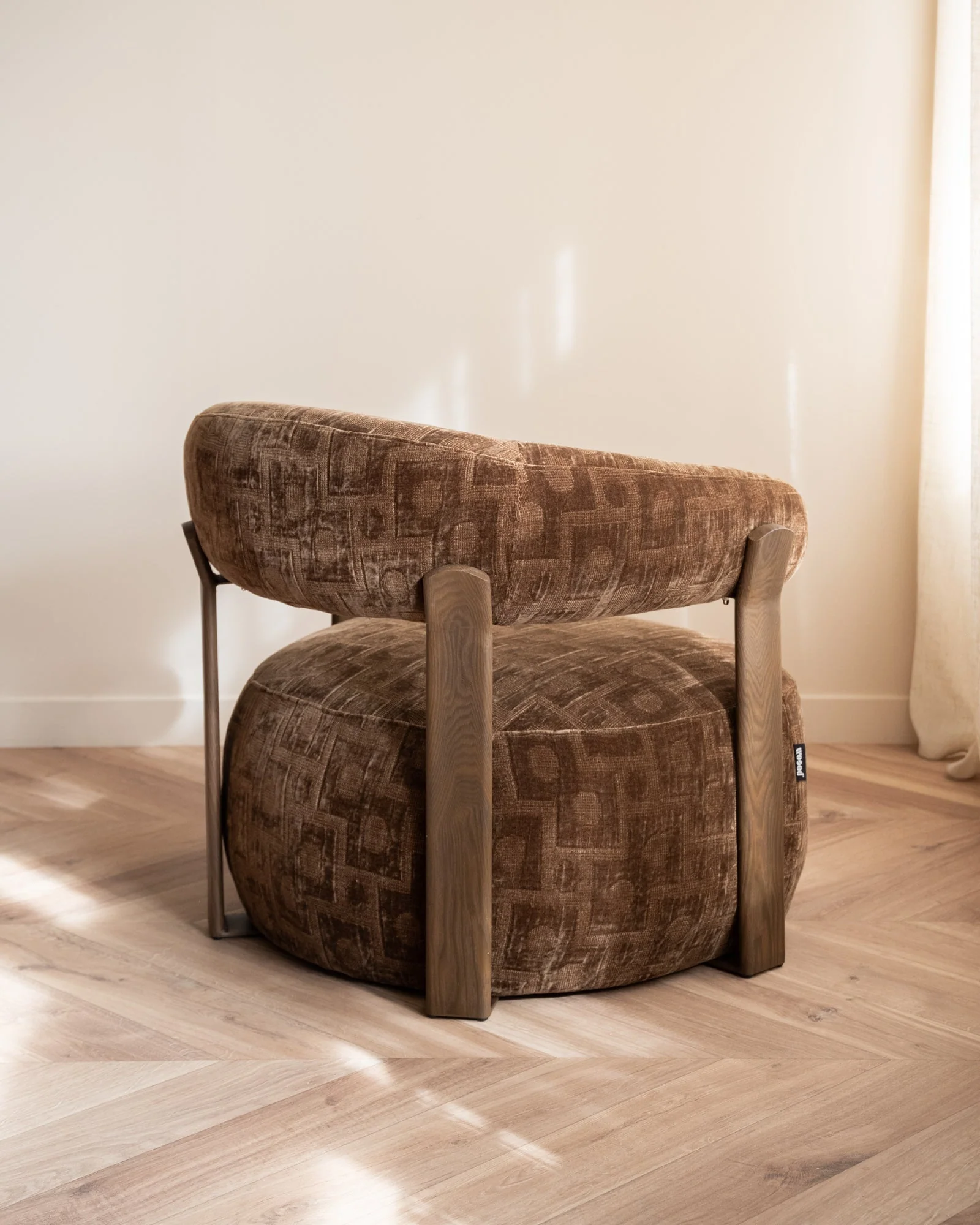 Armchair Retro Brown - Image 9