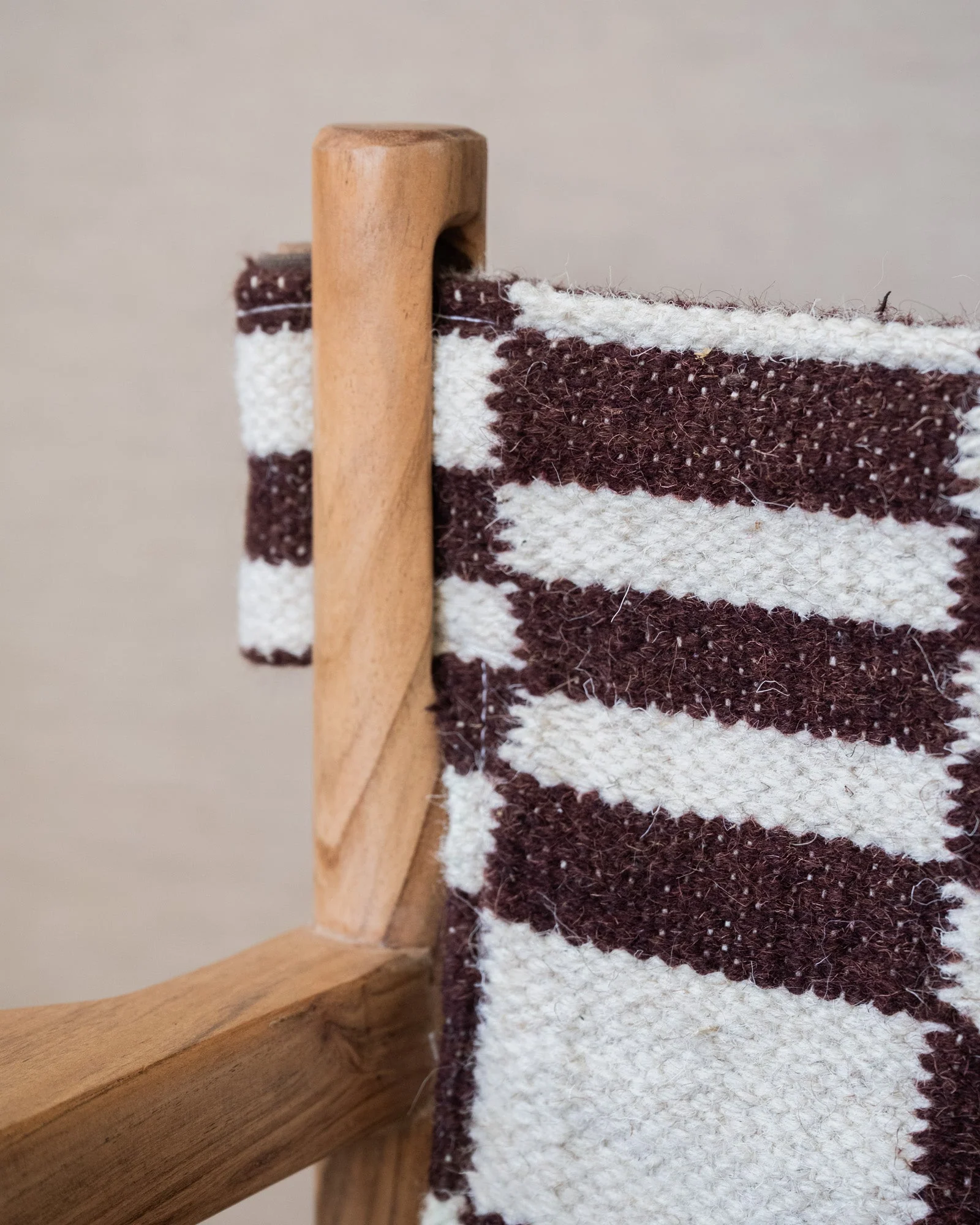 Armchair Handwoven Kilim Check - Image 5