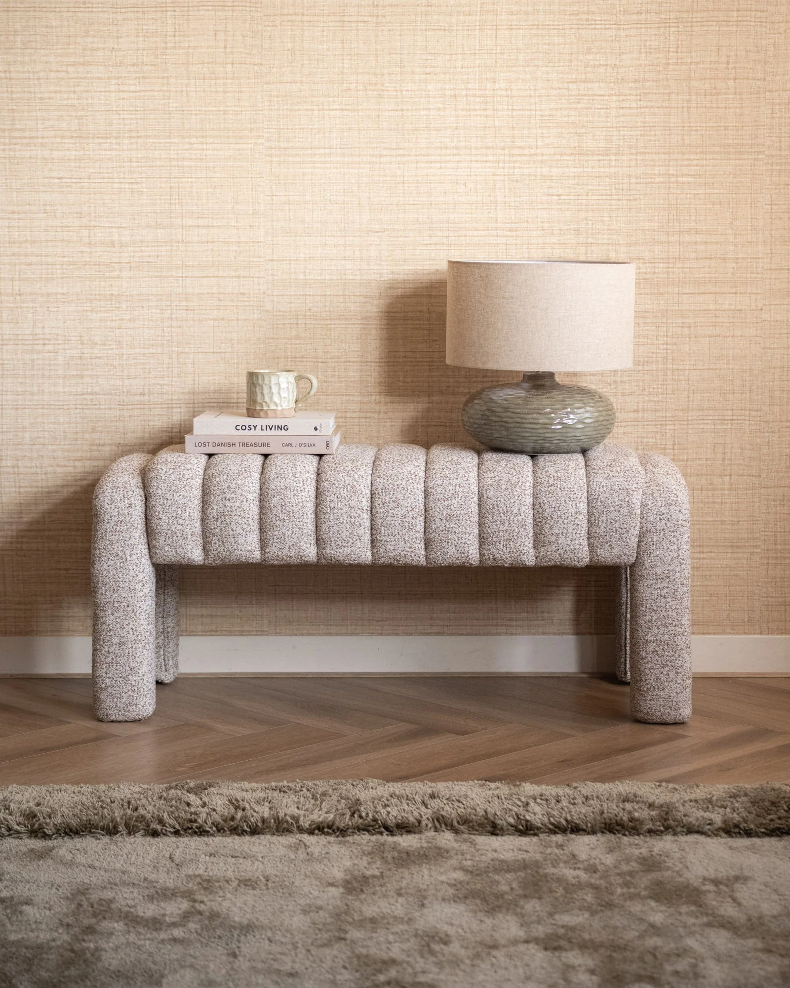 Bench Frex Bouclé Beige - Image 4