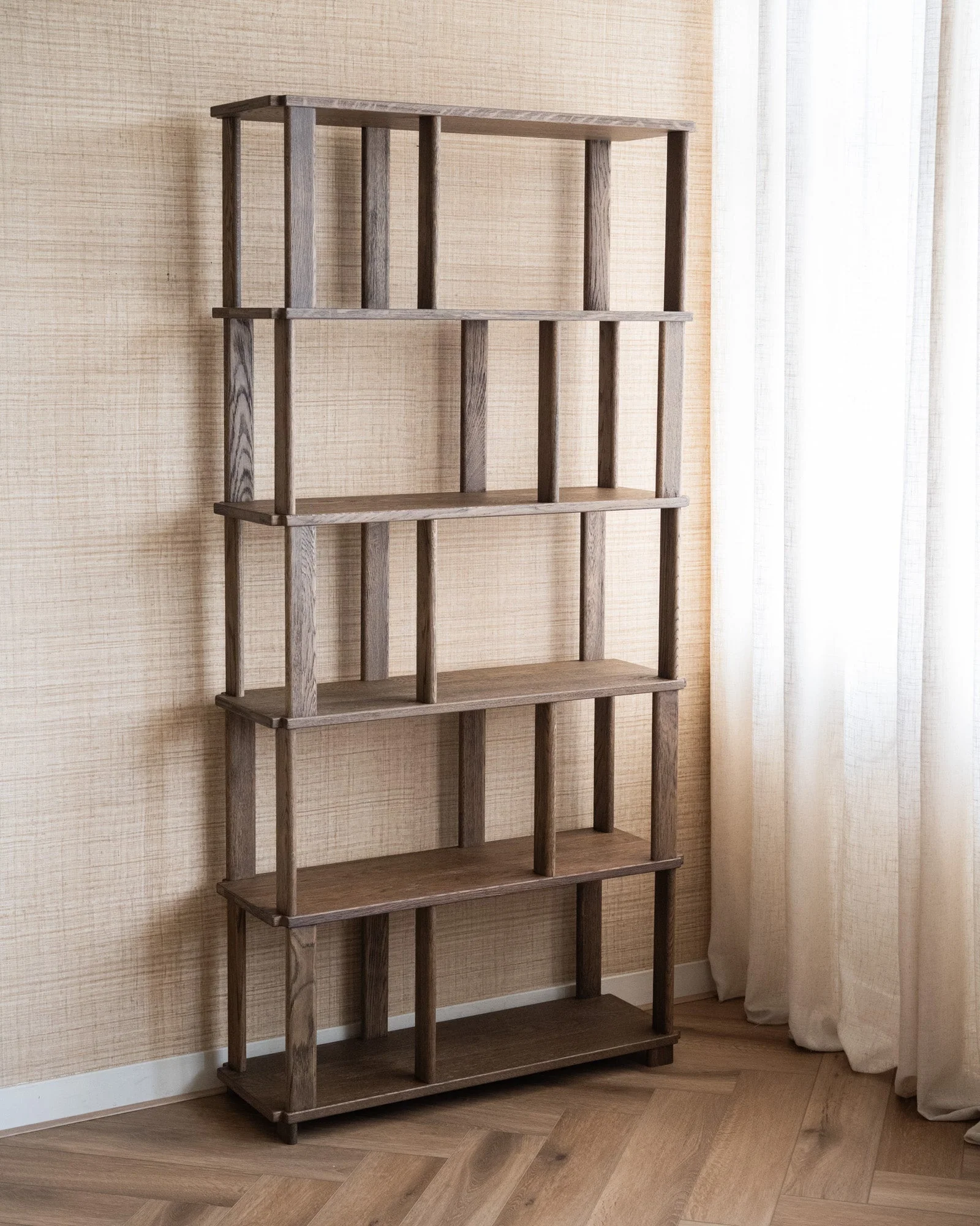 Shelving Unit Riss Oak - Image 4