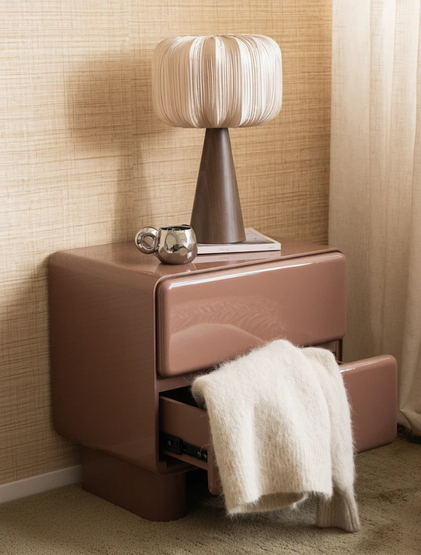 Nightstand / Cabinet Lustra Old Pink - Image 2