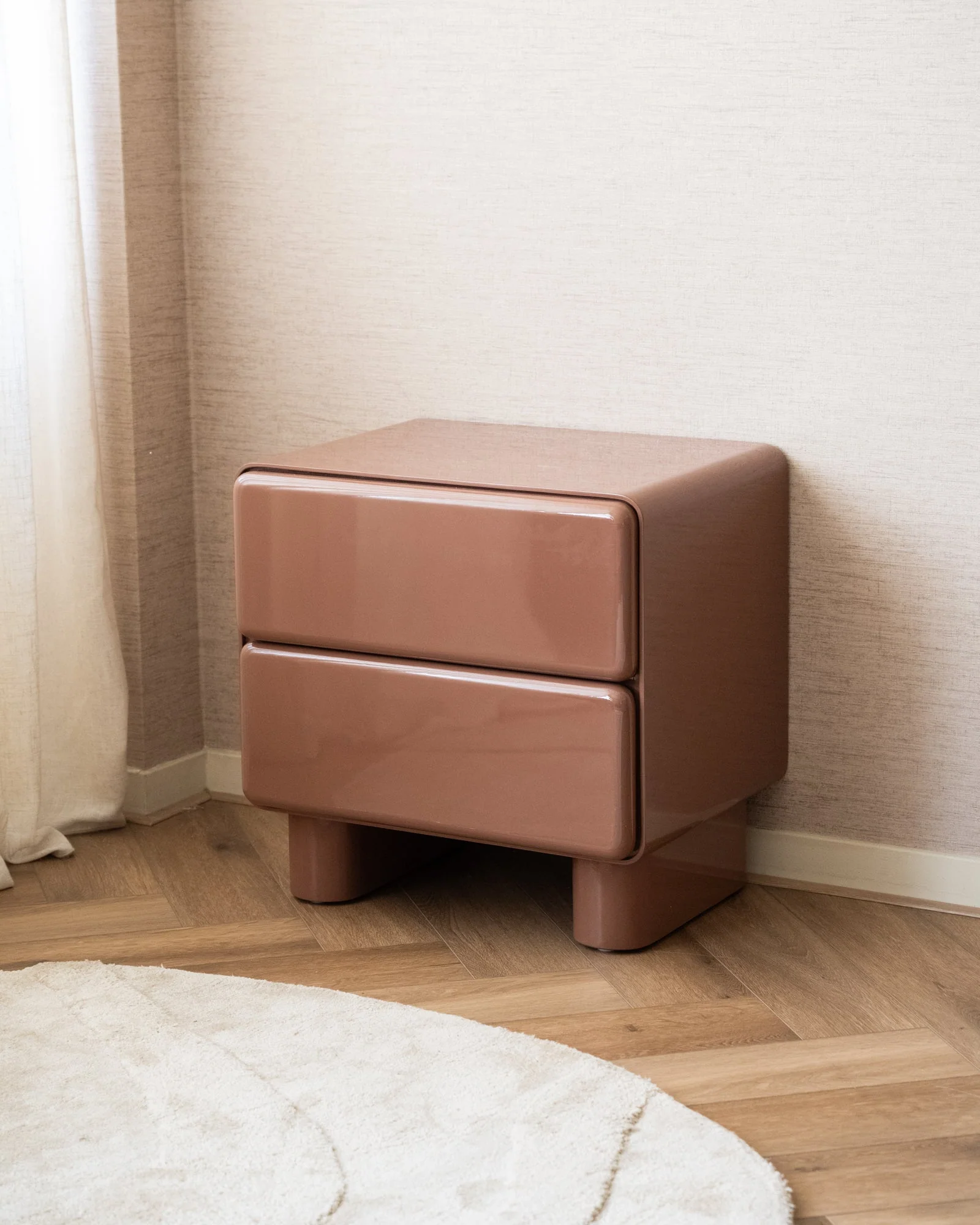 Nightstand / Cabinet Lustra Old Pink - Image 3