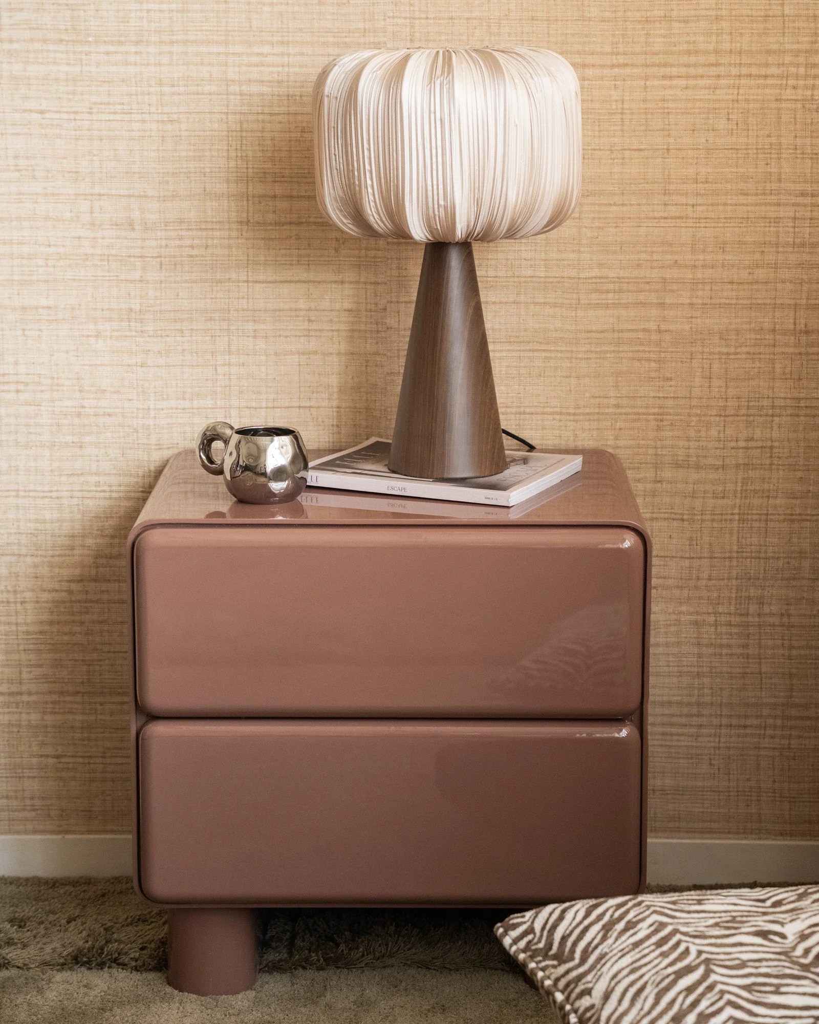 Nightstand / Cabinet Lustra Old Pink - Image 8