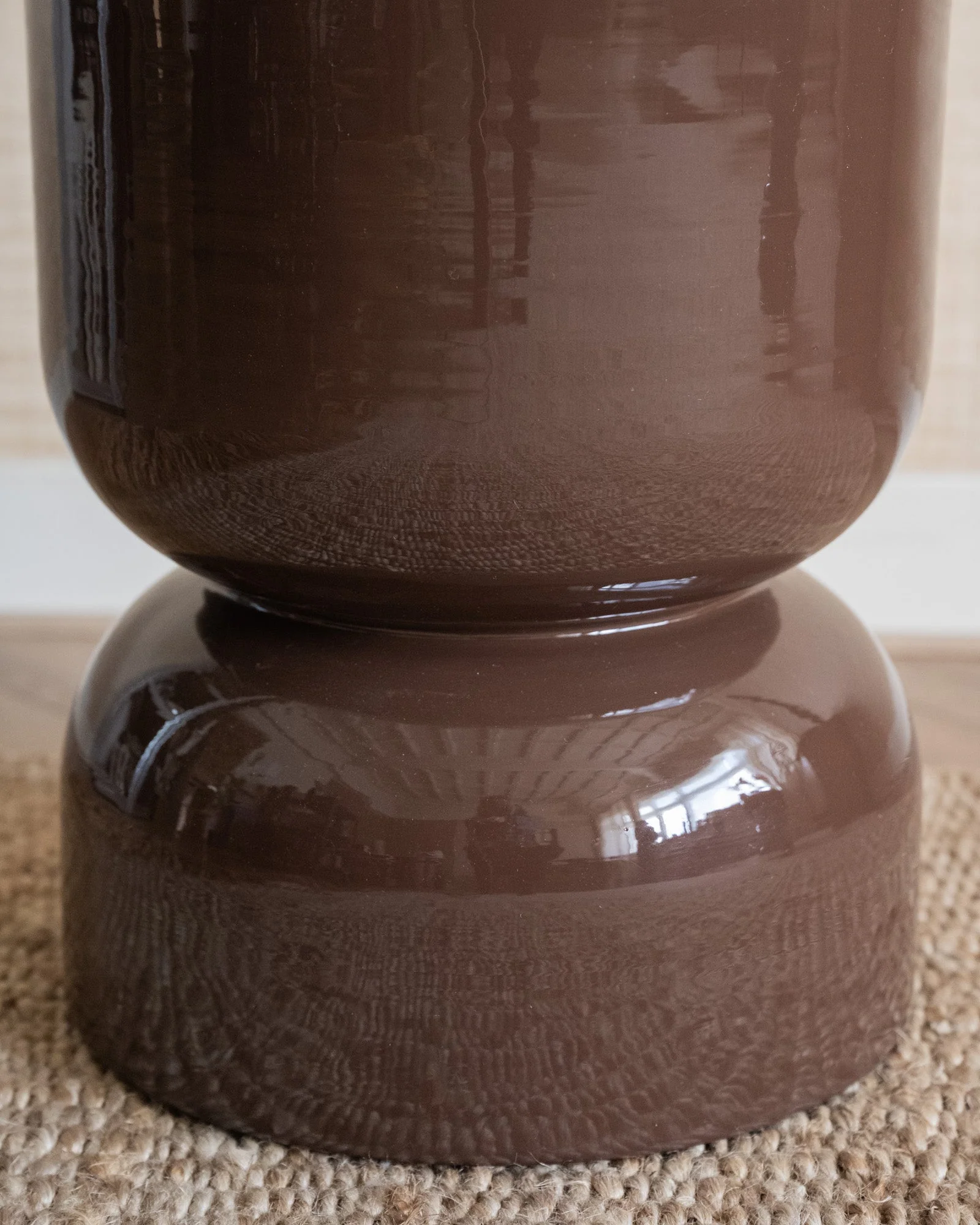 Large Planter Toval Brown - Image 5