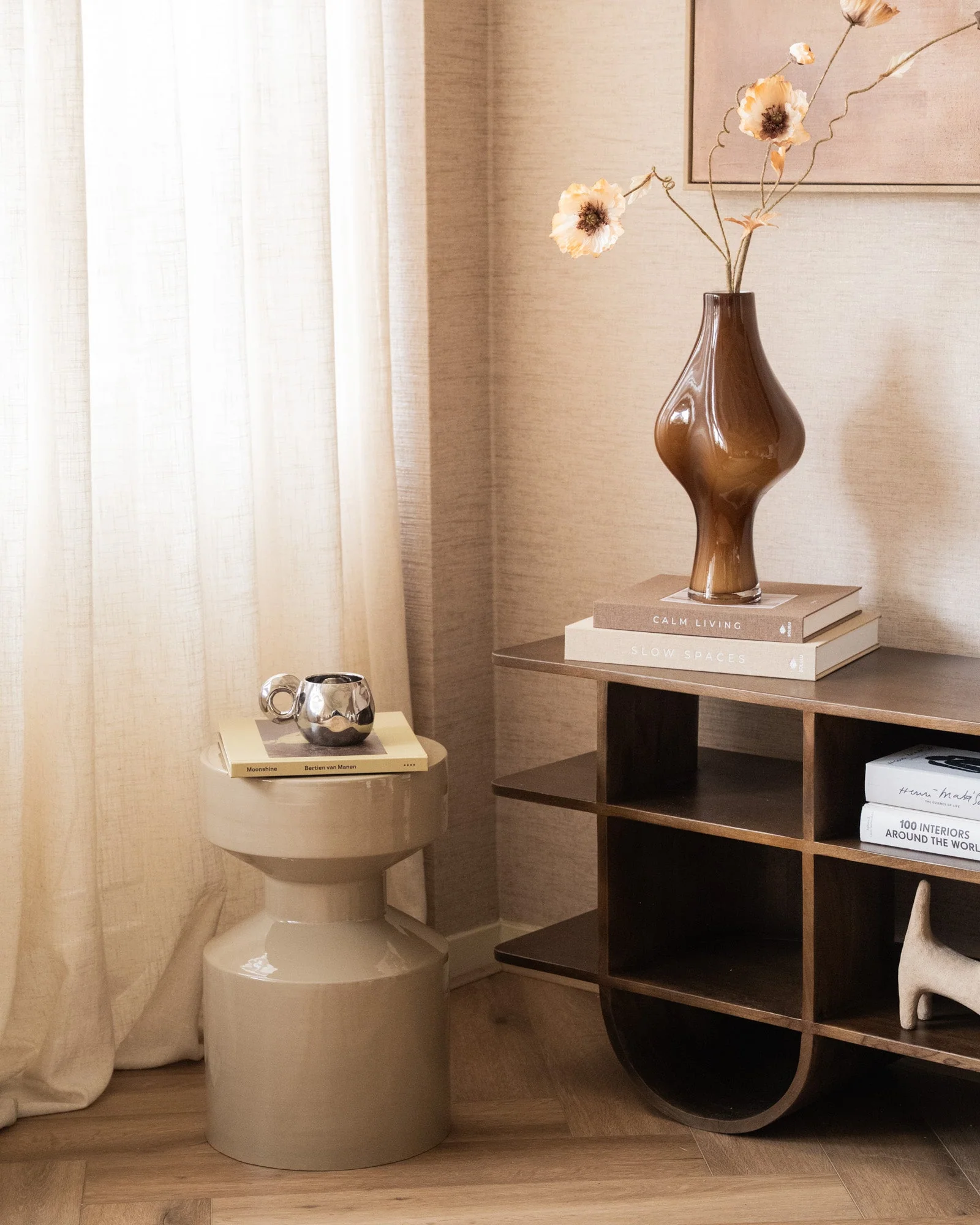 Bijzettafel Beige - Image 4