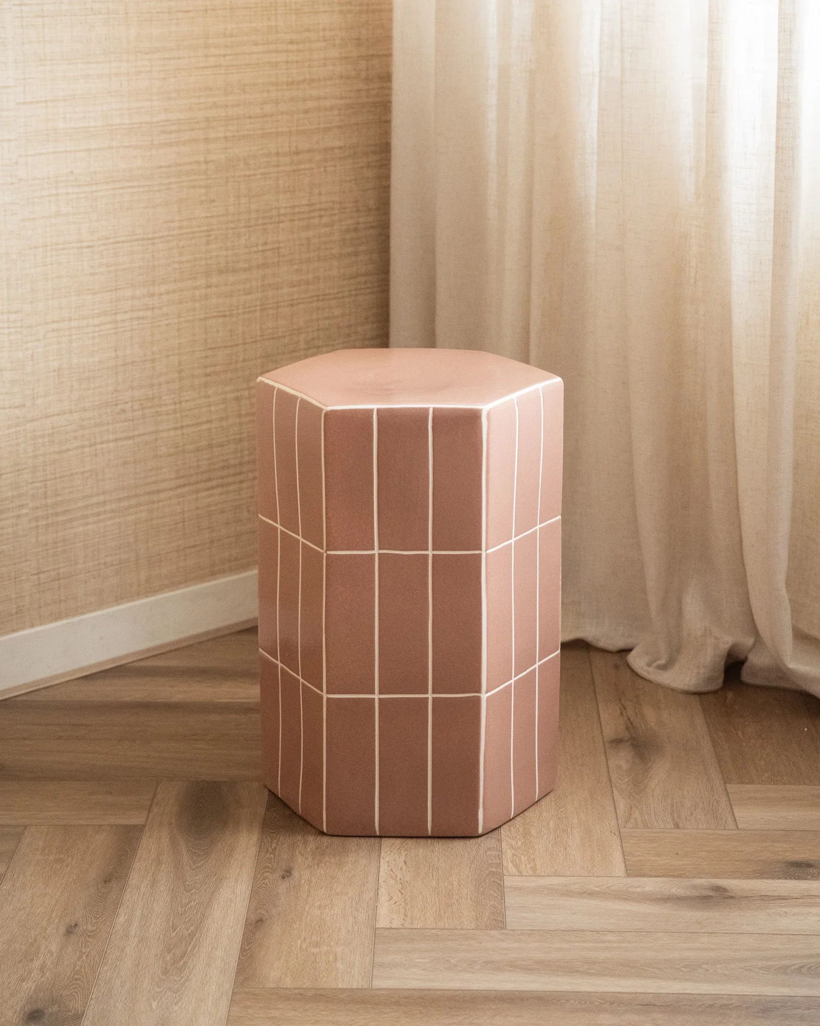 Bijzettafel Plu Tiles Old Pink - Image 2