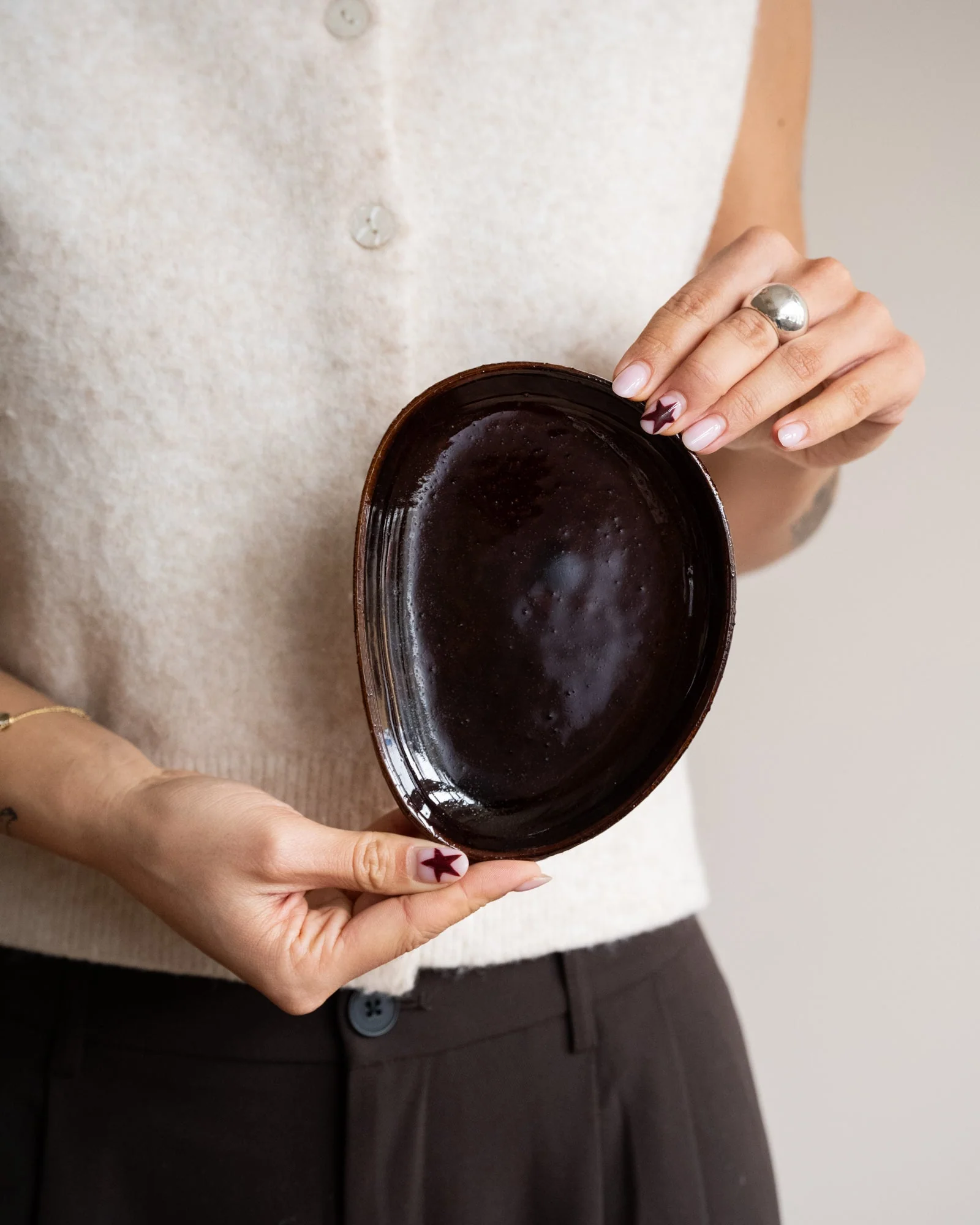 Side Plate Kira Burgundy - Image 3