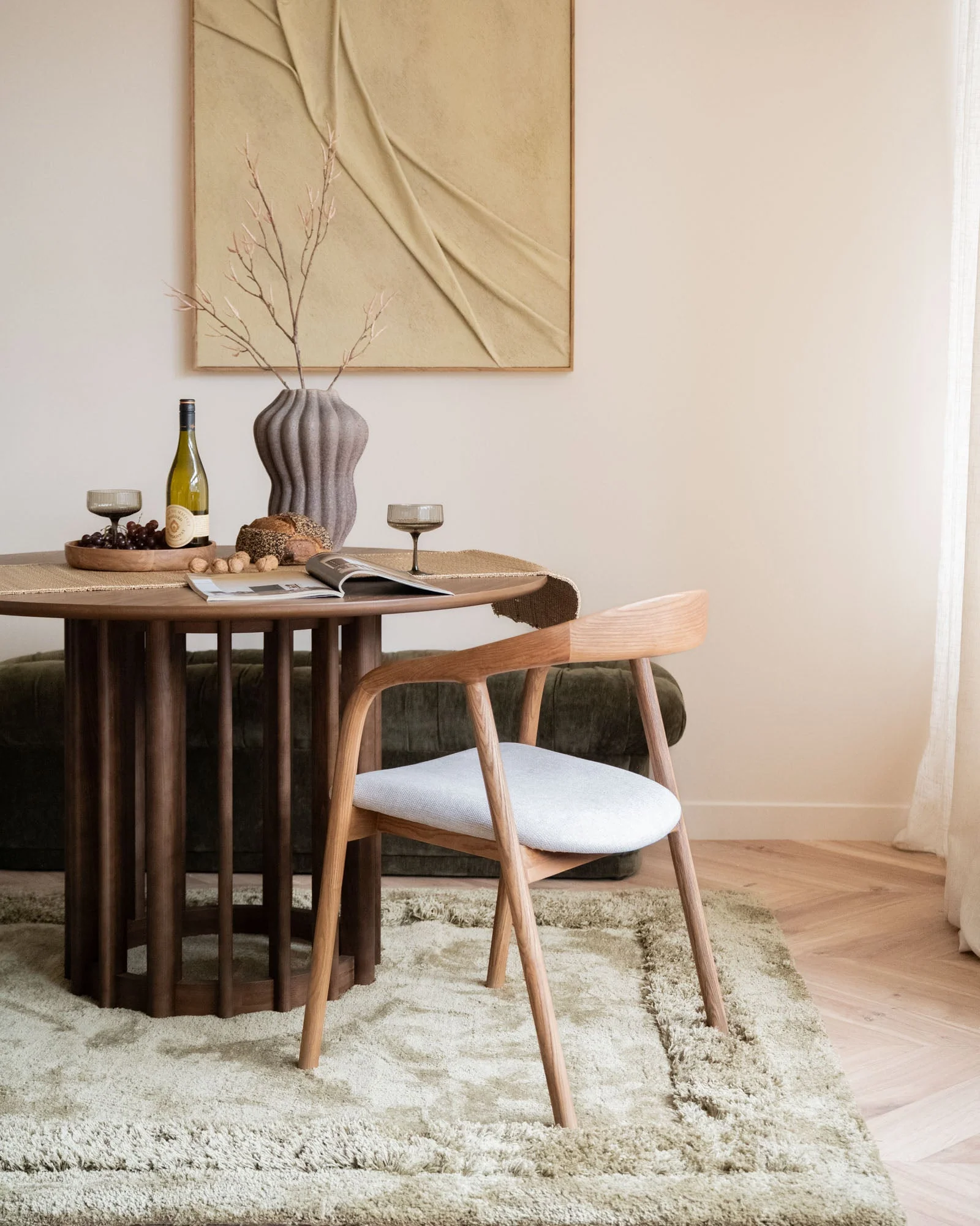 Dining Chair Rayven Light Brown - Image 2