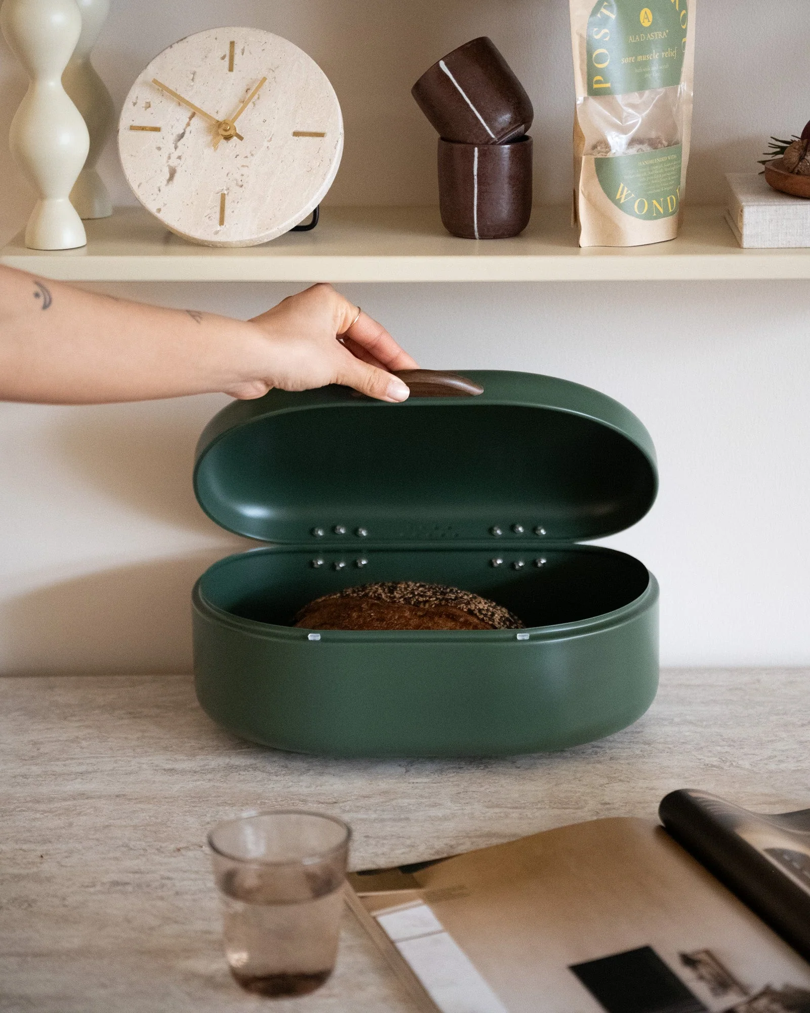 Bread Bin Green - Image 3