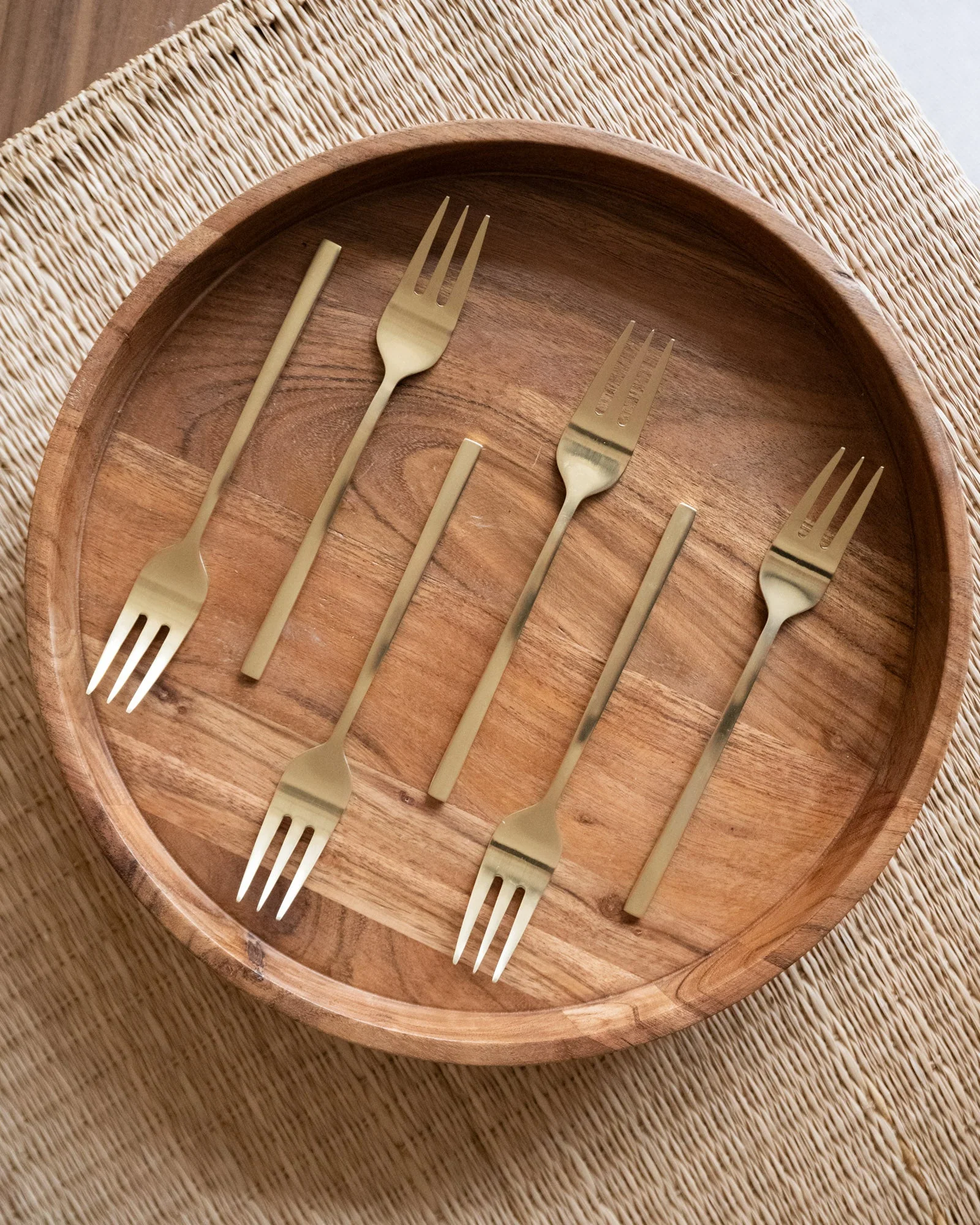 Set van 6 - Cake Fork Terno Goud - Image 5