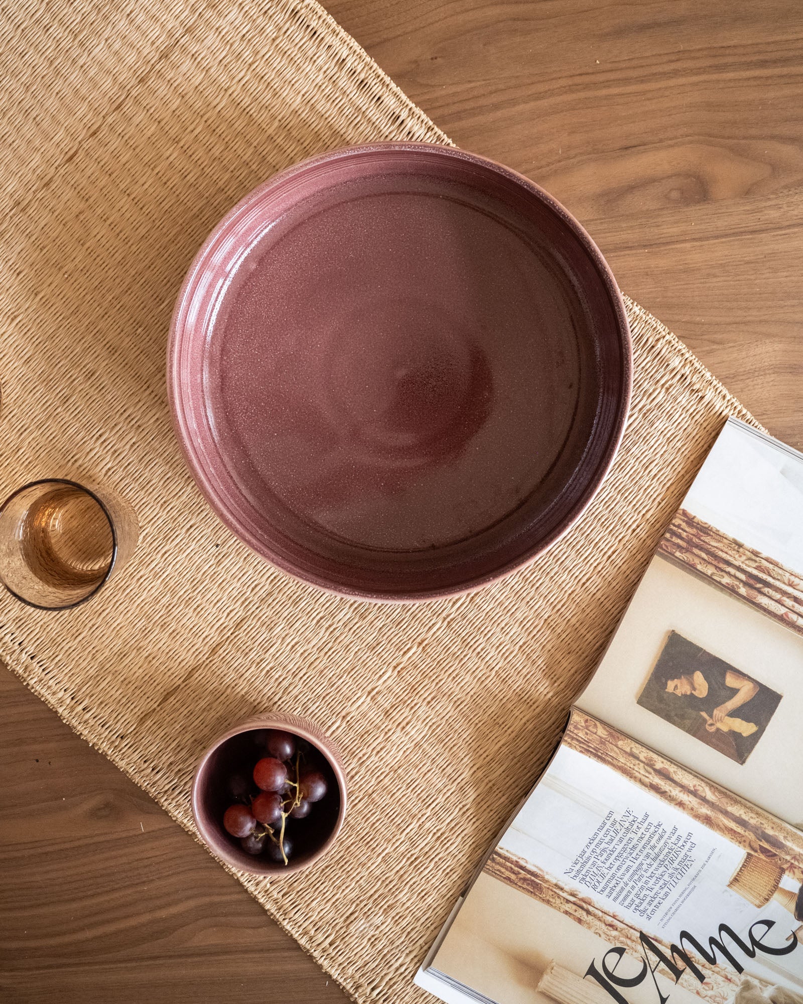 Serving Bowl Luna Pink
