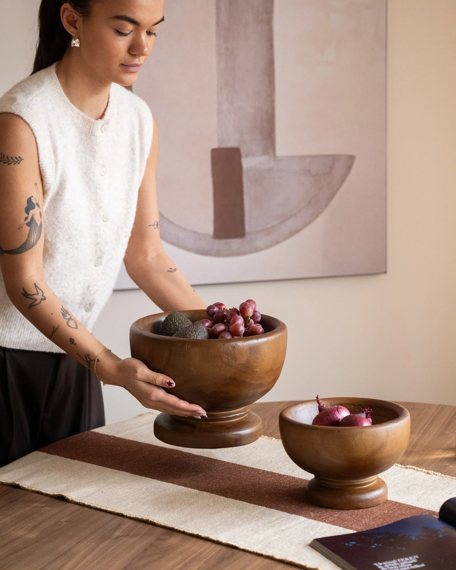 Deco Bowl Madera Brown