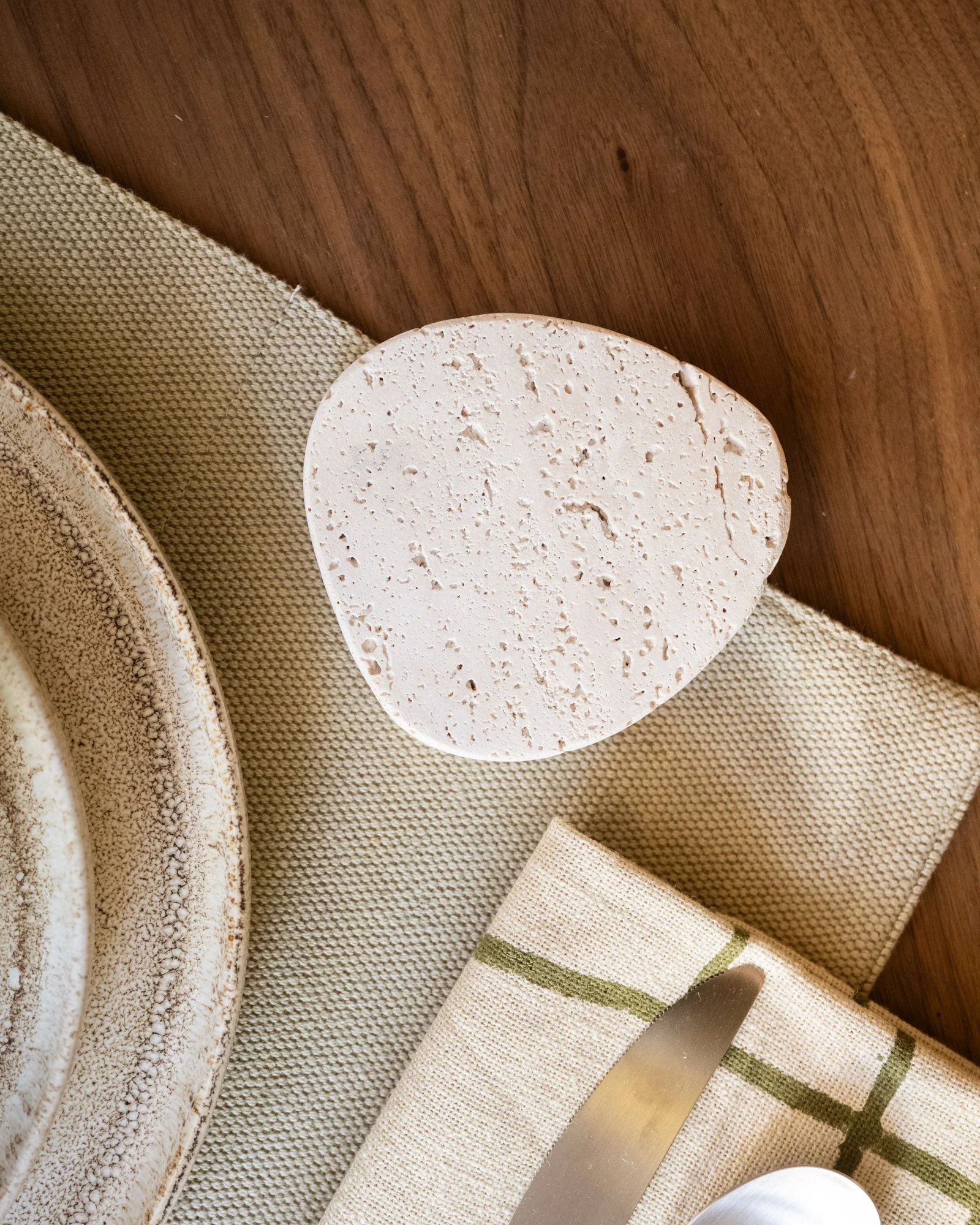 Set van 2 - Coasters Cecile Travertine