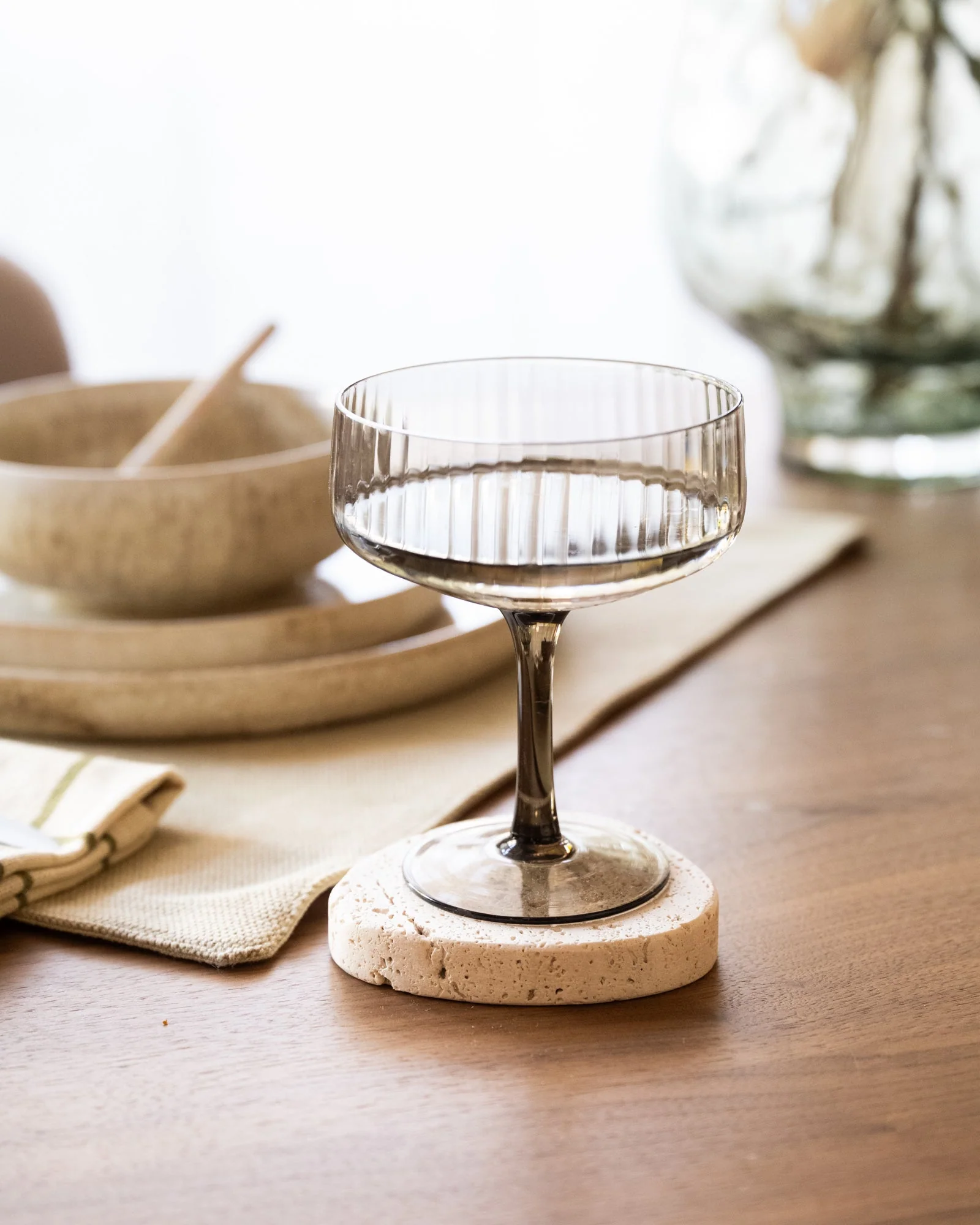 Set van 2 - Coasters Cecile Travertine - Image 2