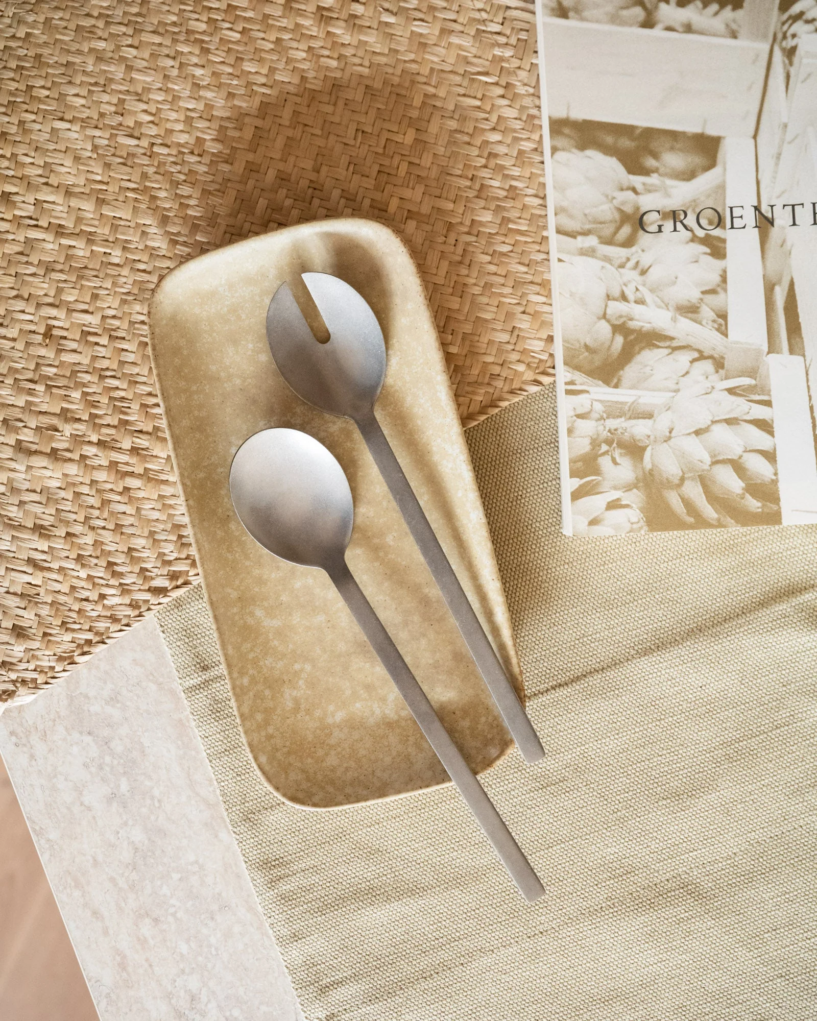 Salad Servers Charlot Silver - Image 6