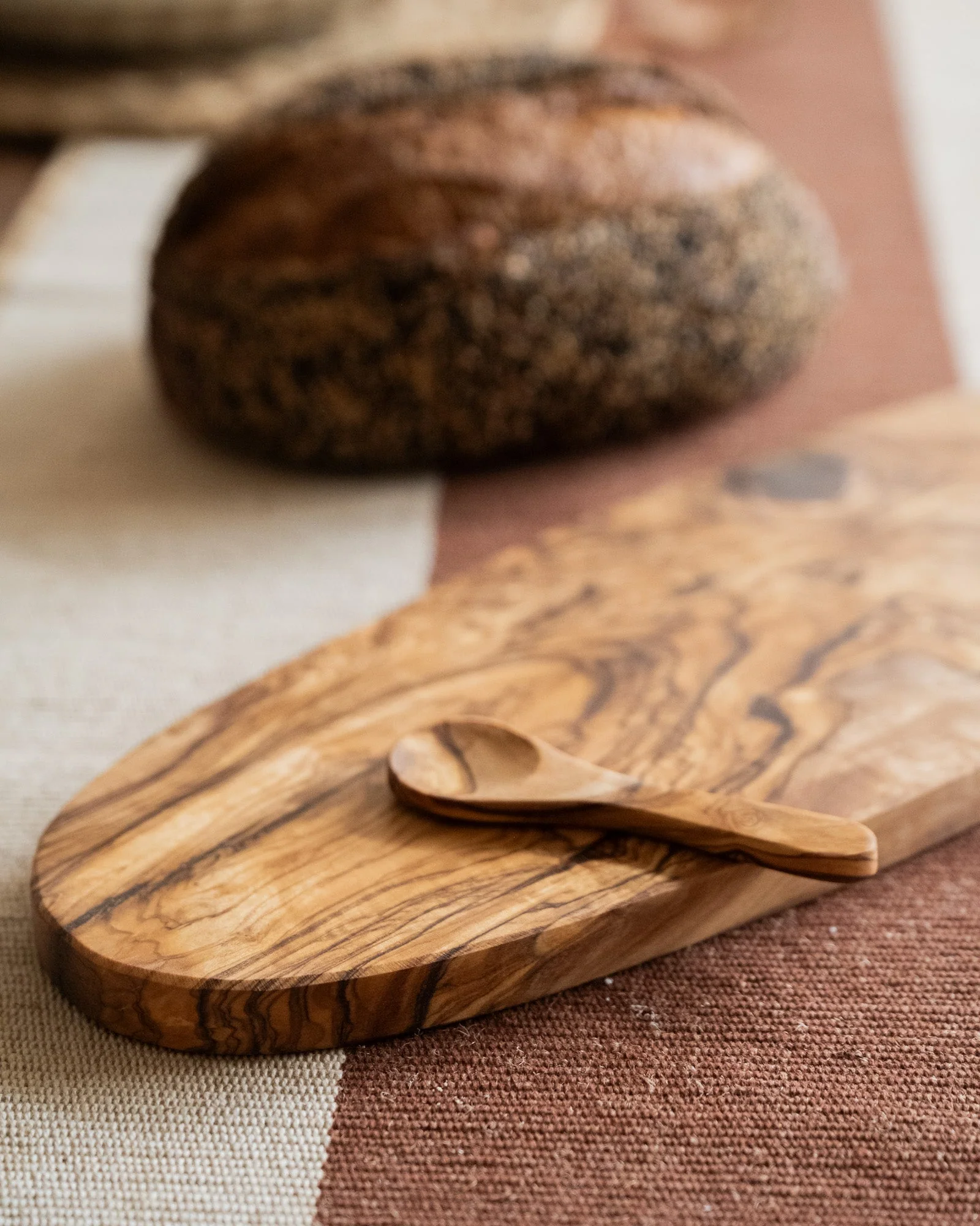 Set van 4 - Spoon Ollie Olive Wood - Image 4