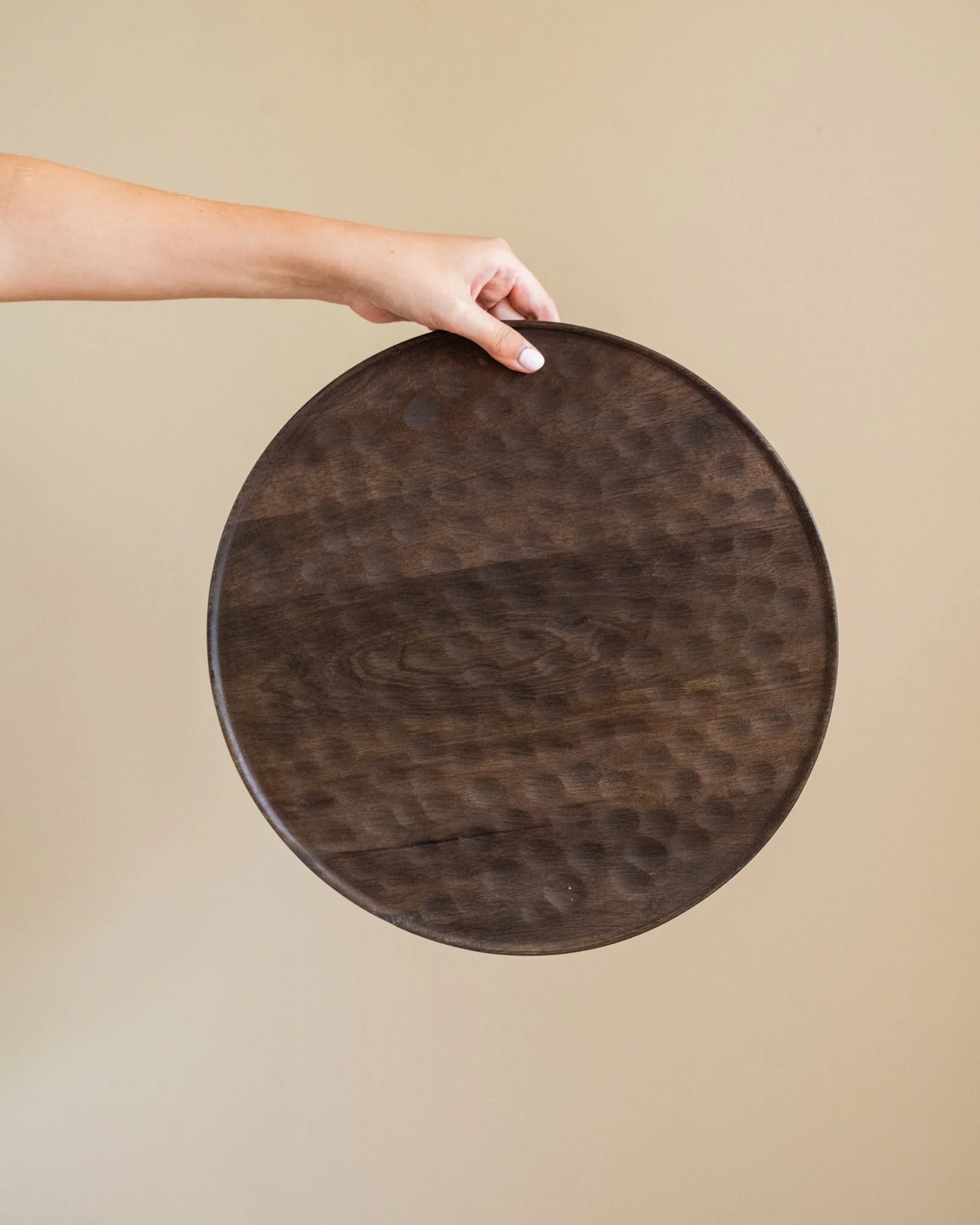 Serveerplank Artisan Rond Bruin - Image 6