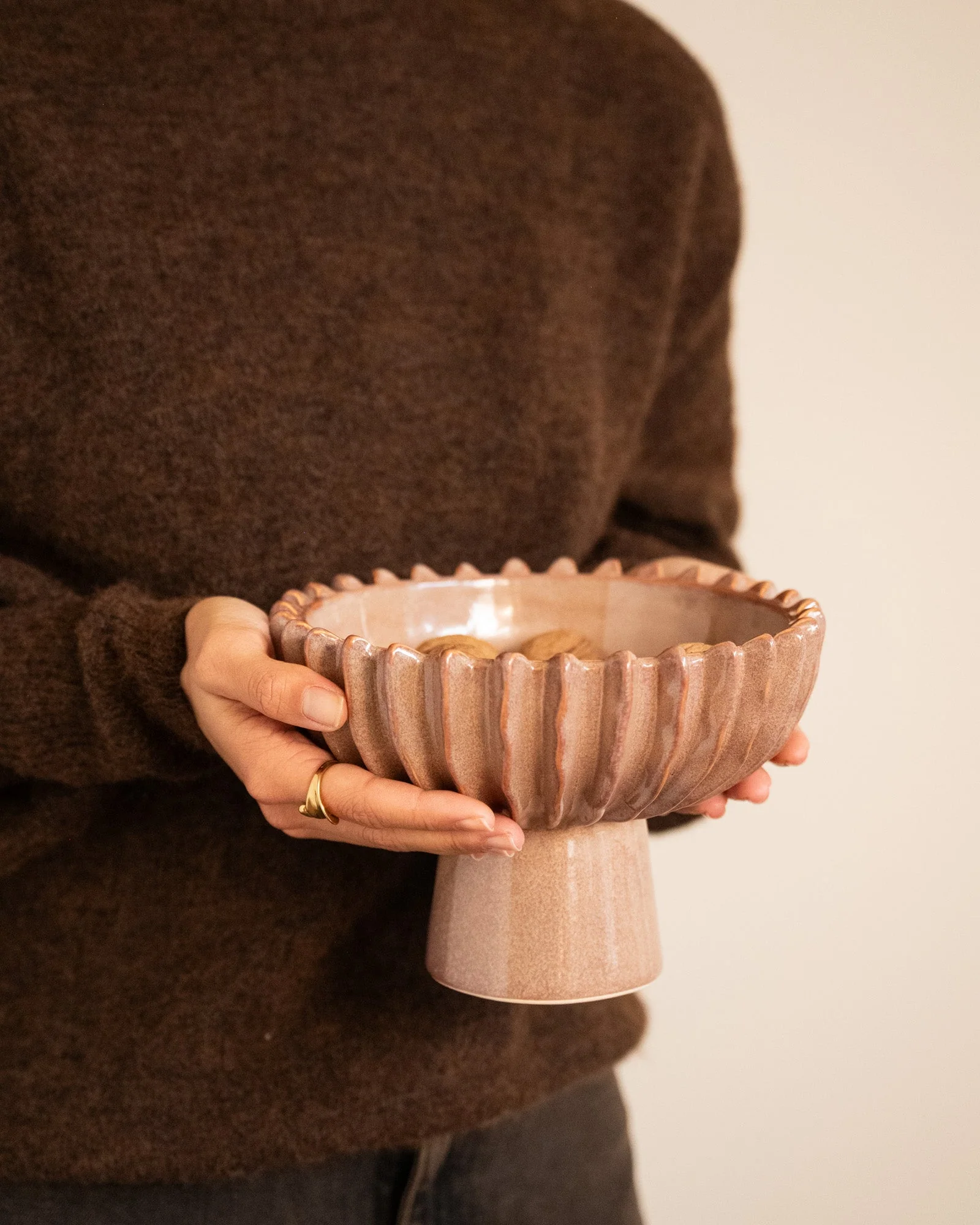 Deco Bowl Plinth Terra - Image 2