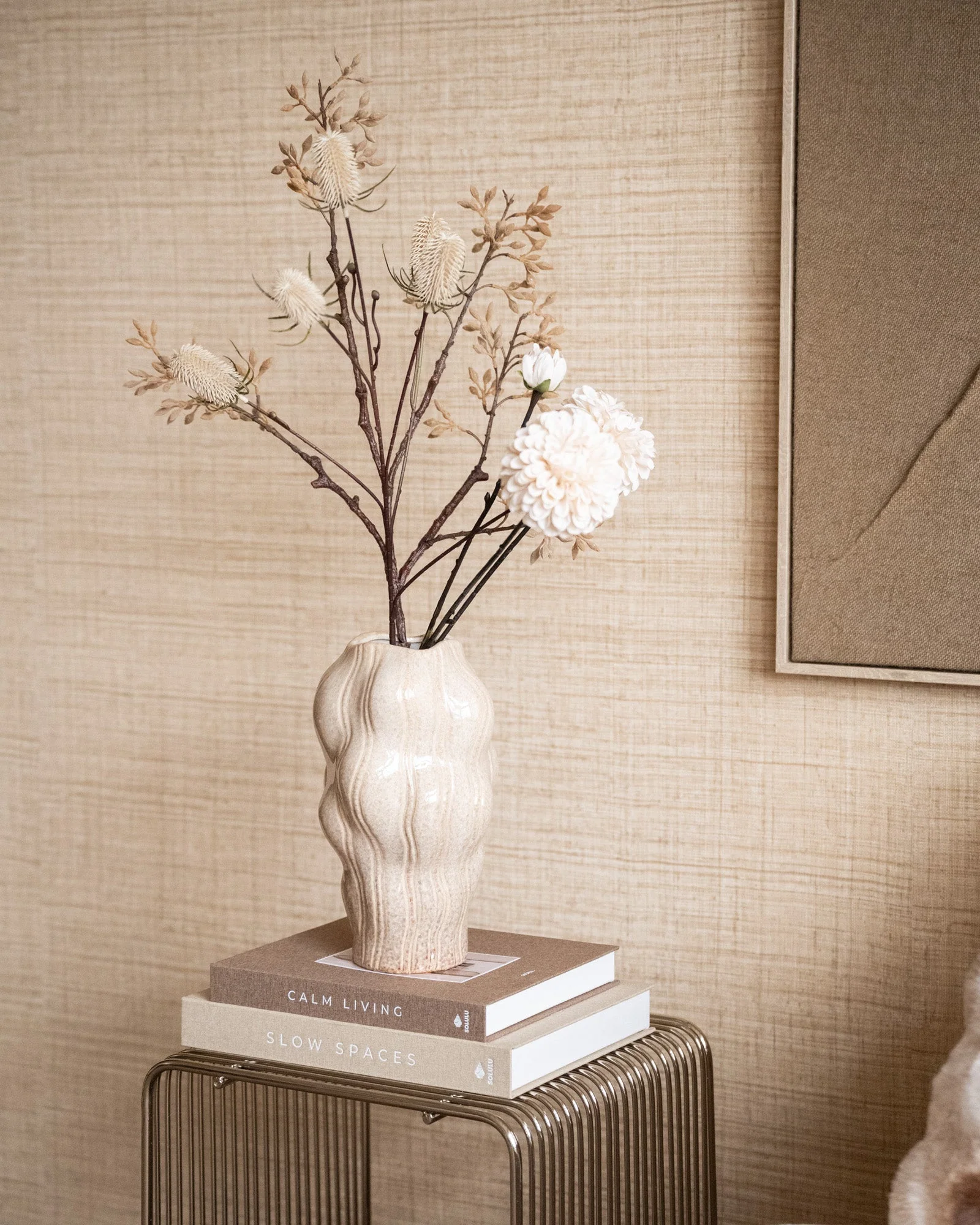 Deco Vaas Organisch Beige - Image 8