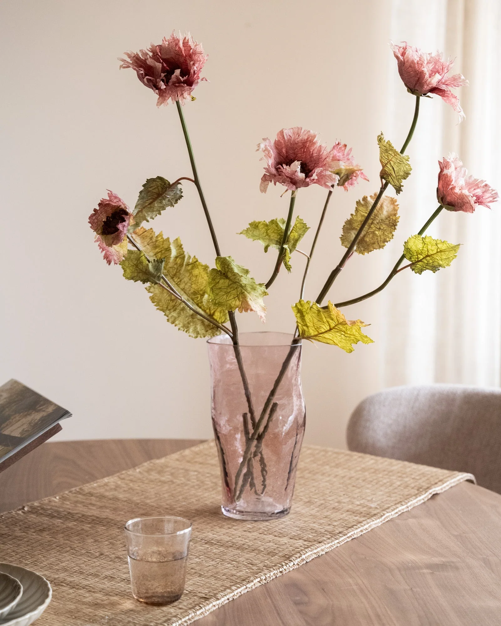 Bloomingville Kunstbloemen Chrysantemum Pink - Image 2