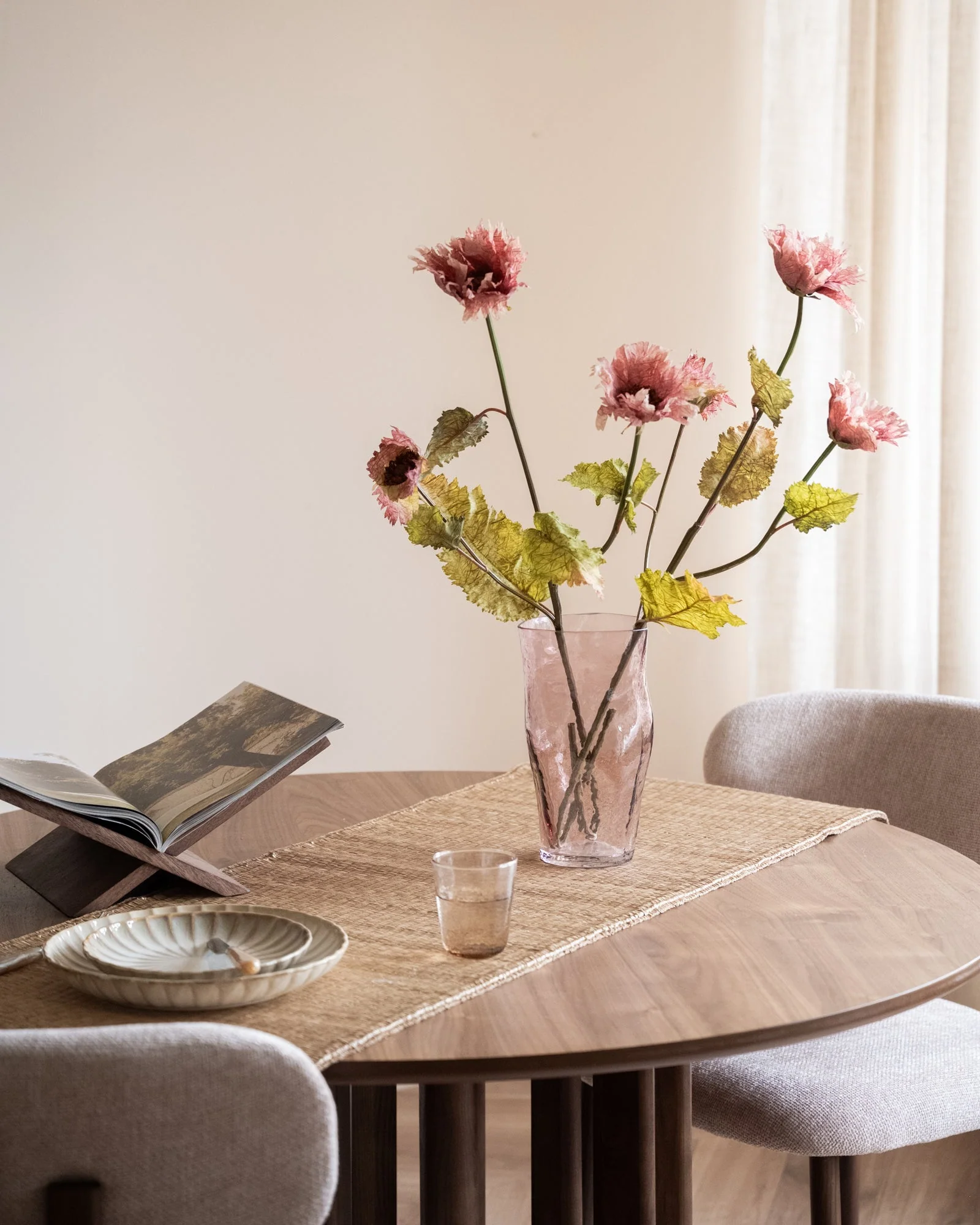 Bloomingville Kunstbloemen Chrysantemum Pink - Image 3