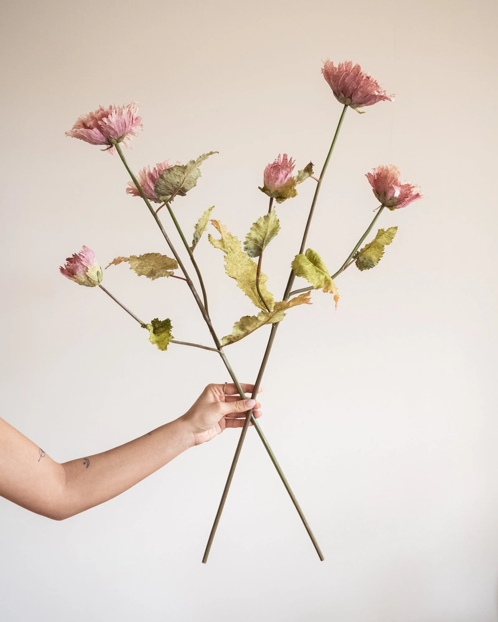 Bloomingville Kunstbloemen Chrysantemum Pink - Image 4