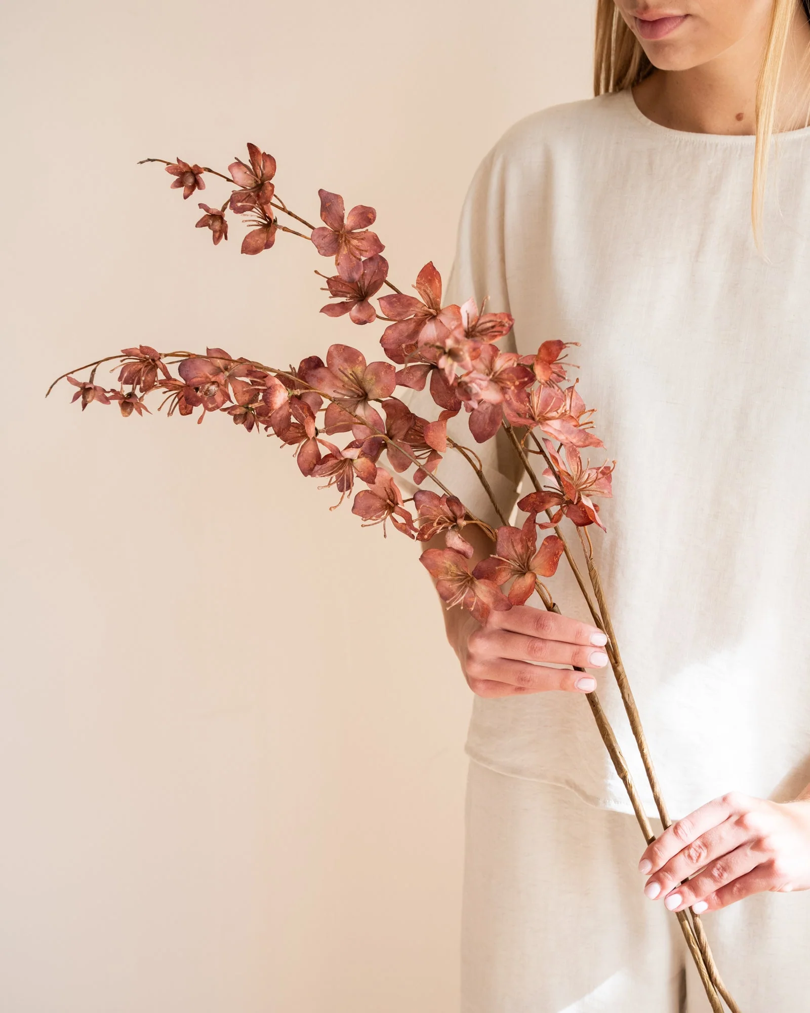 Kunstbloemen Japanese Apple Pink