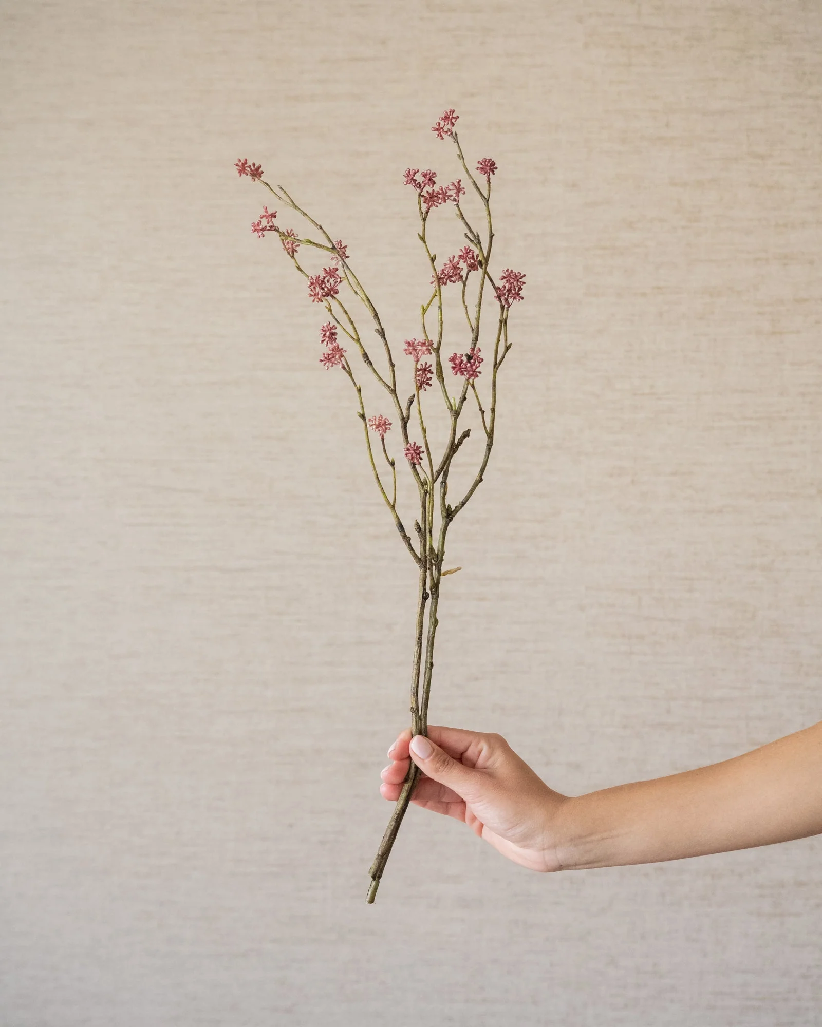Kunstbloemen Rice Pink