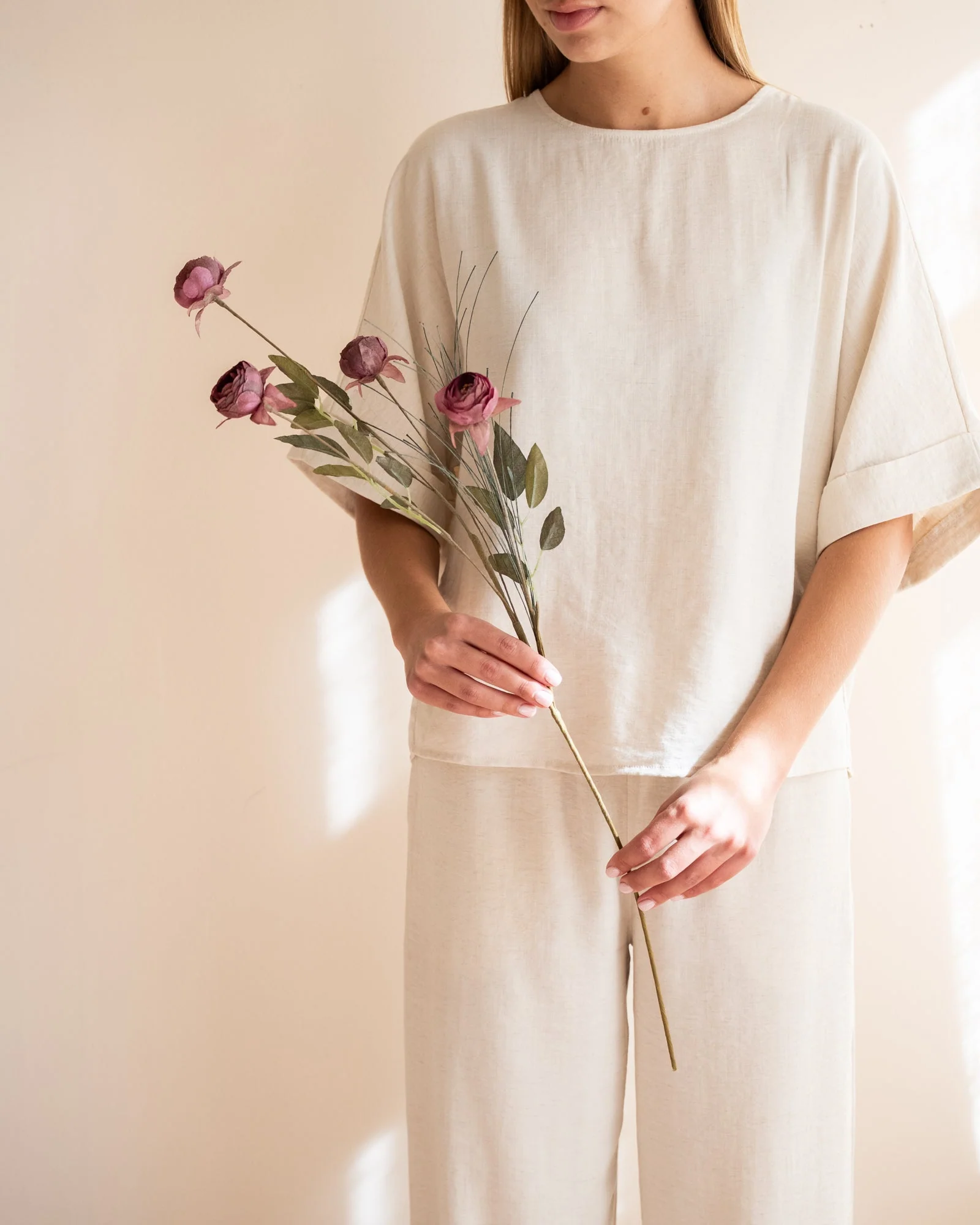 Kunstbloemen Peonies Pink - Image 3
