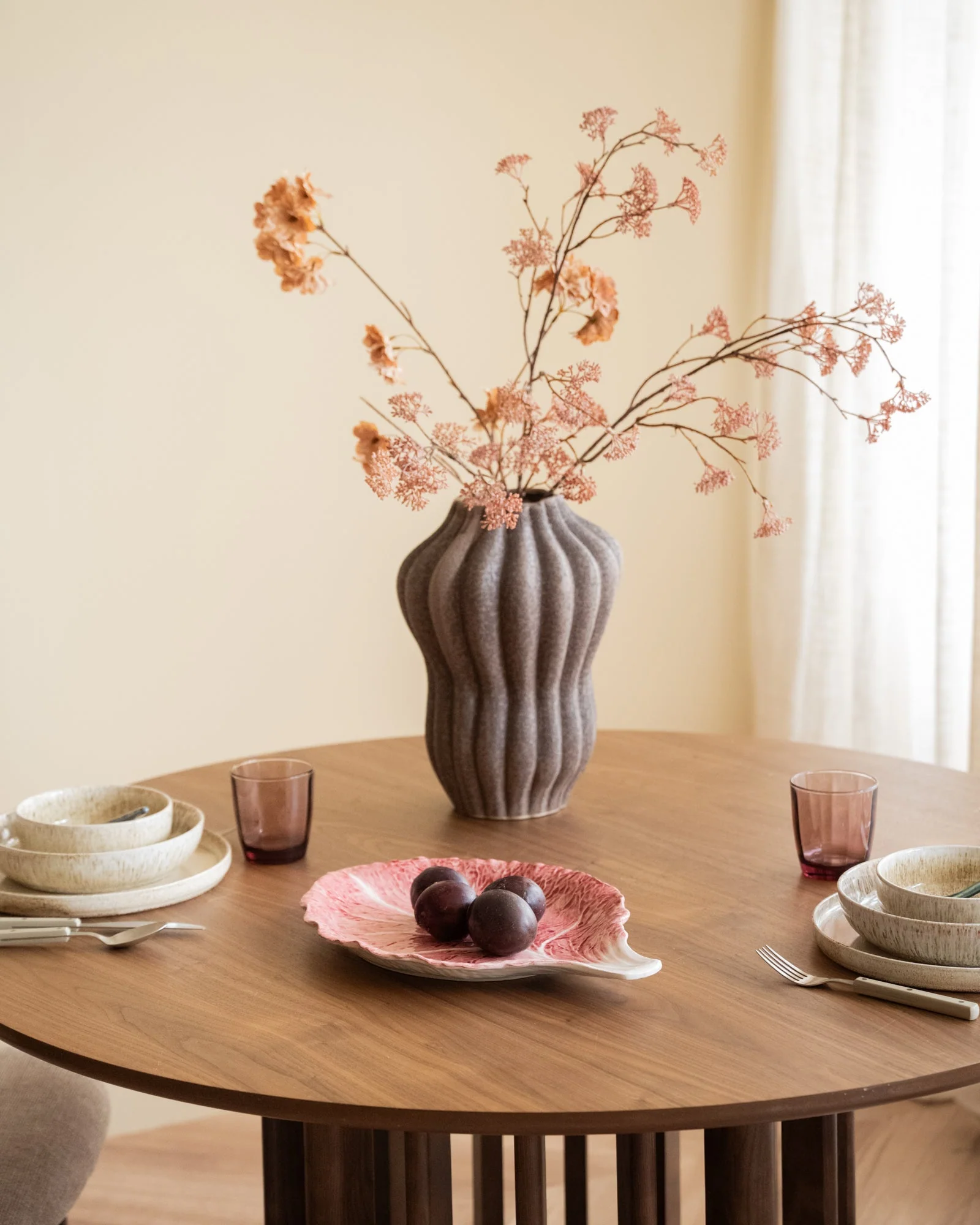 Grote Deco Vaas Serra Brown - Image 3