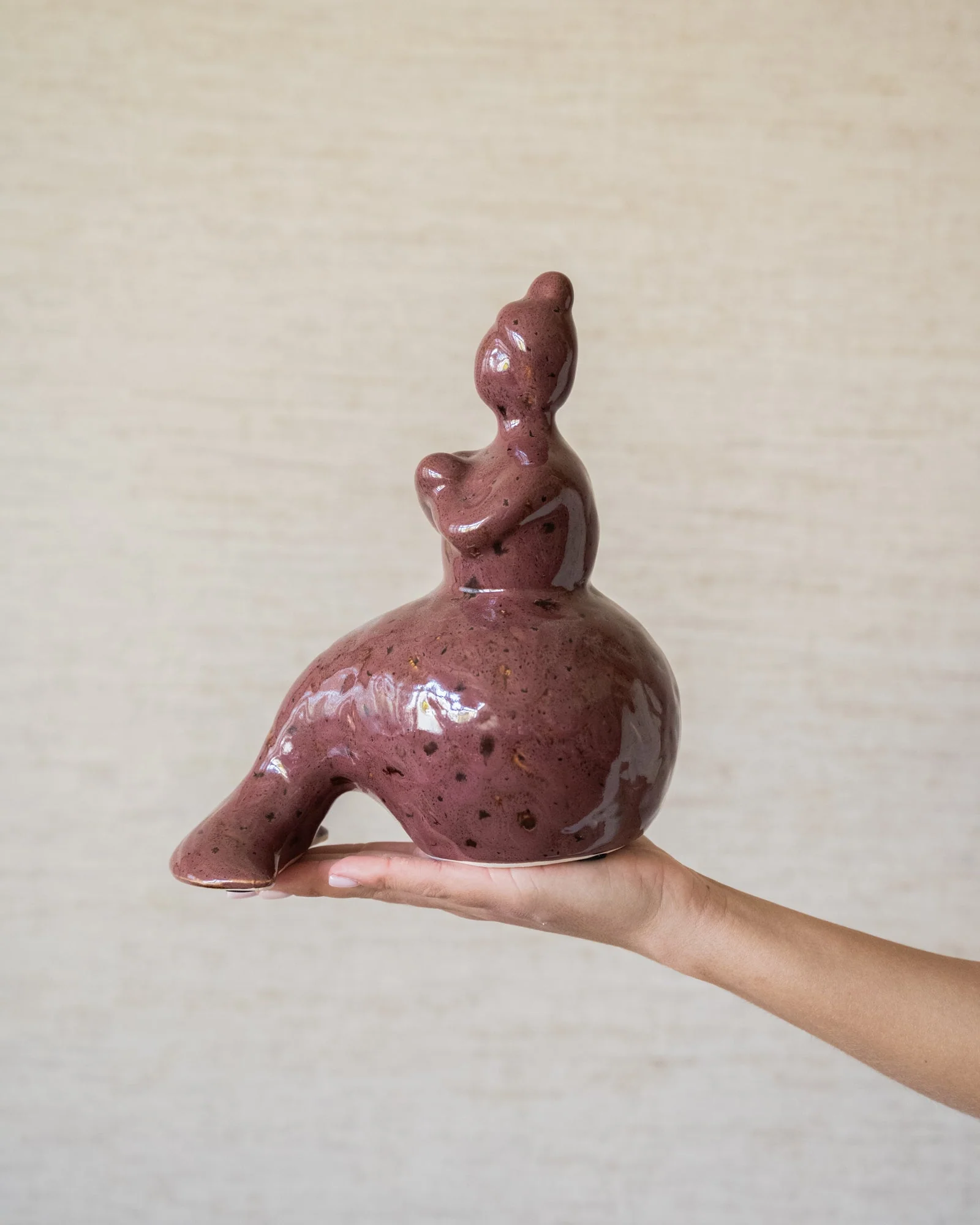 Ornament Mermaid Neri Burgundy - Image 6