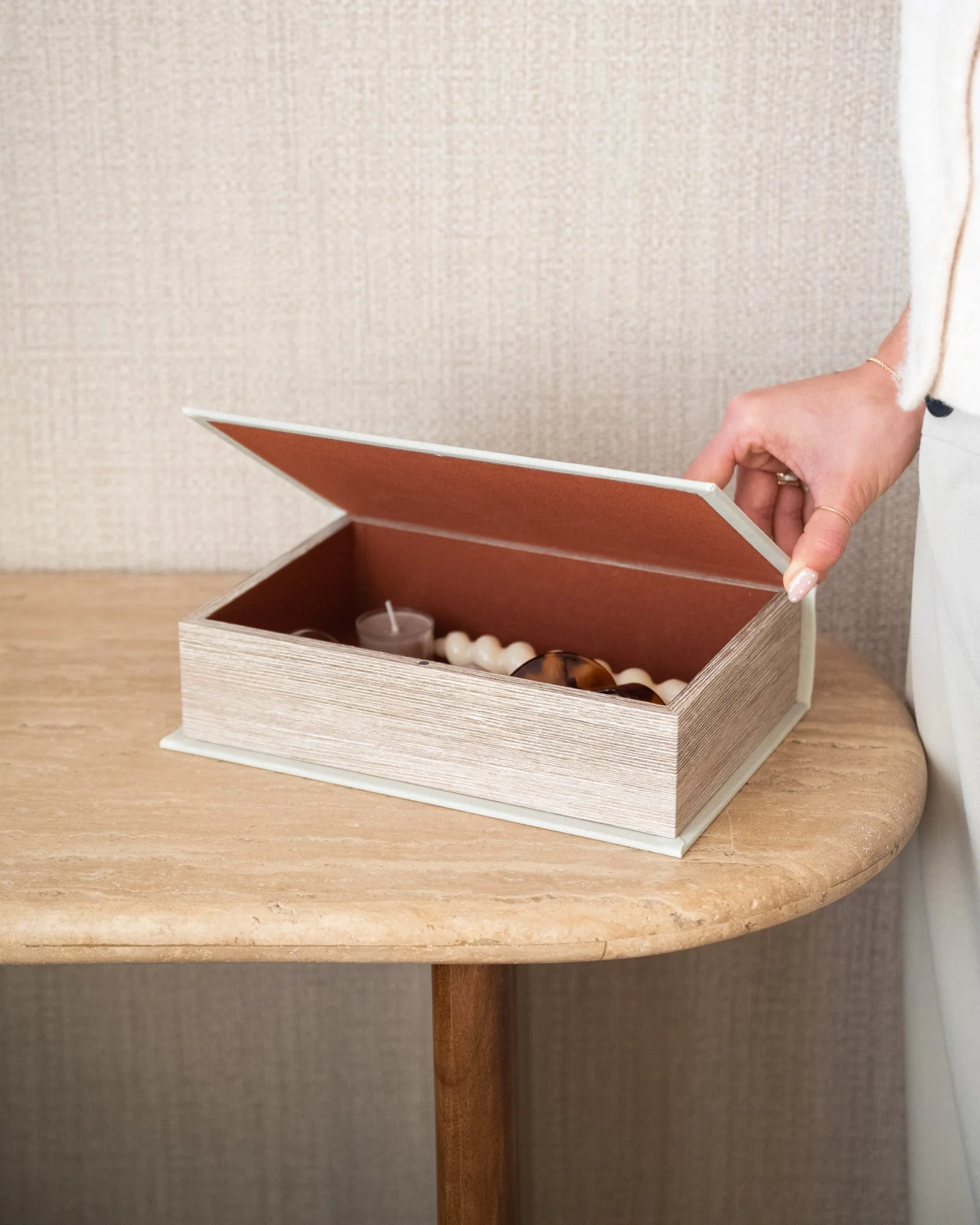 Storage Book Flower Green - Image 4