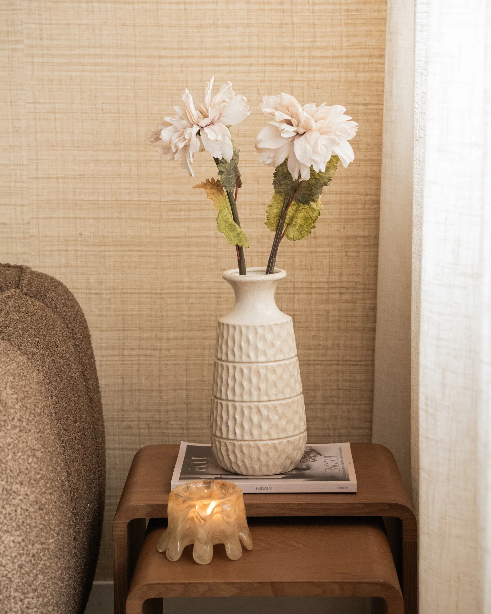Deco Vaas Aztec Beige - Image 3