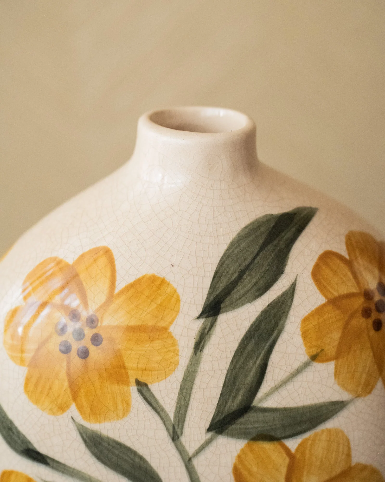 Hangeschilderde Deco Vaas Bloem Aurelia - Image 5