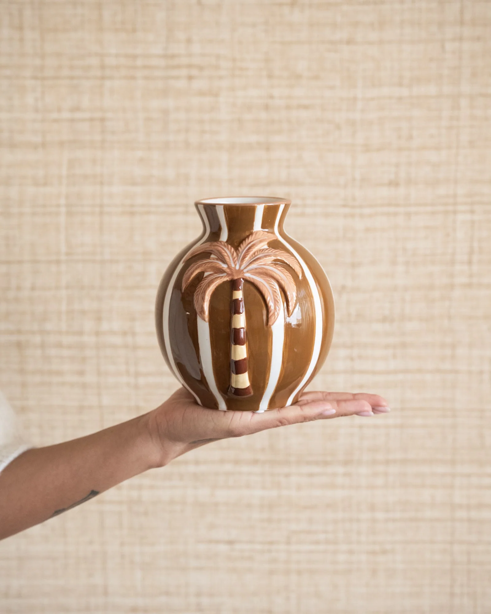 Deco Vase Paluna Brown - Image 4