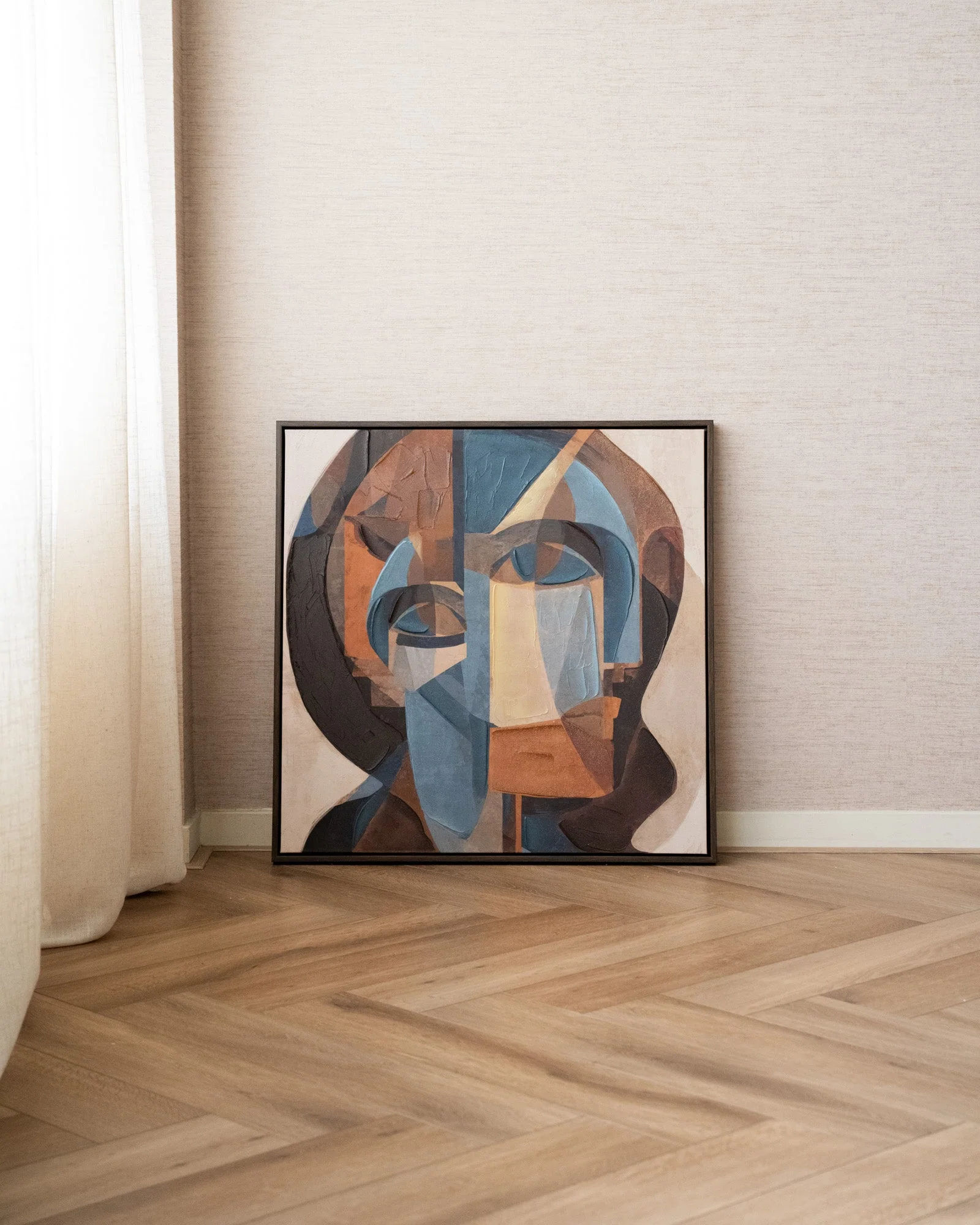 Schilderij Kubistisch Portret - Image 6